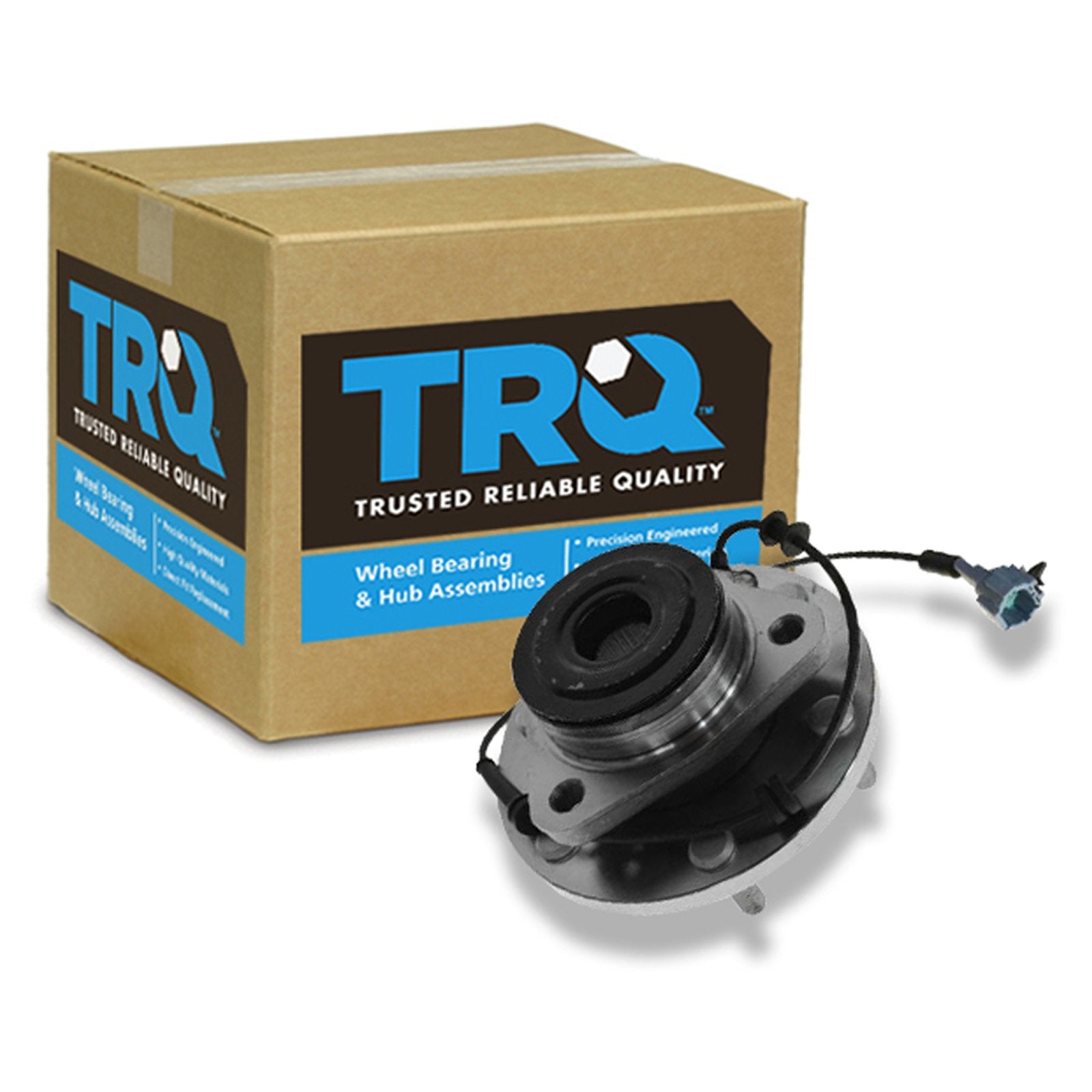 Trq Front Wheel Bearing & Hub Assembly With Abs Sensor Compatible With 2008-2010 Infiniti Qx56 2008-2012 Nissan Armada Titan