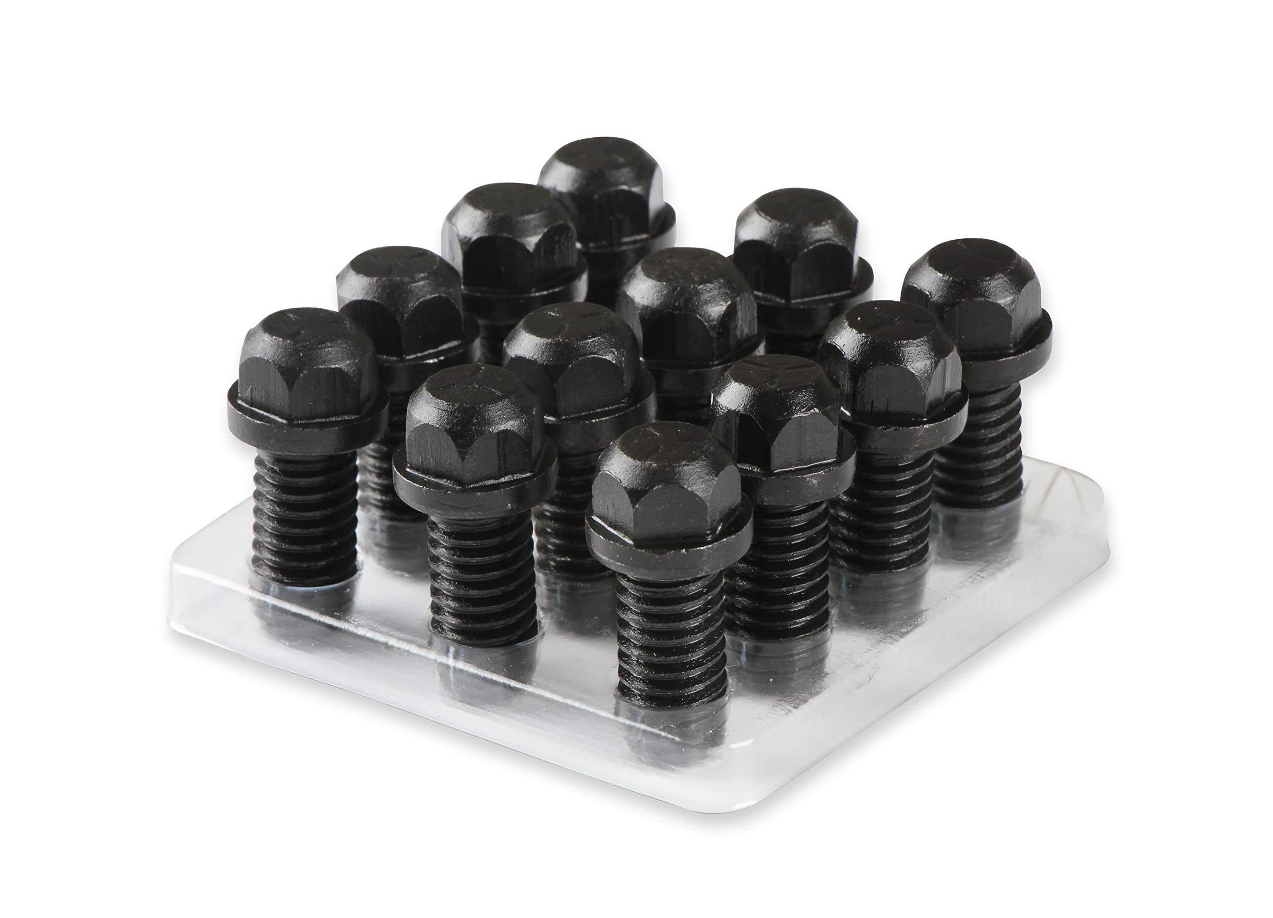 Mr. Gasket Header Bolts,3/8-16X3/4, Black