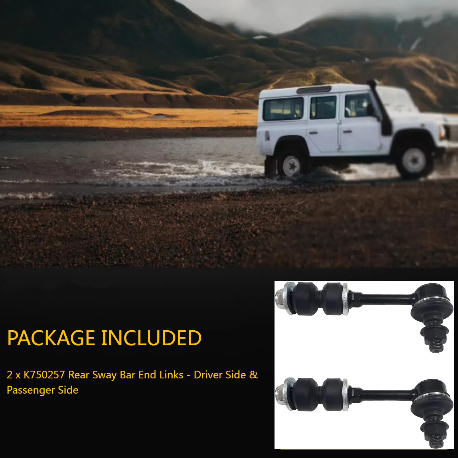 Hhcm Rear Sway Bar Link Kit 2Pc K750257 For Toyota Rav4 2006-2018, Stabilizer Bar End Links For Lexus Nx300H 2015-2019, Nx200T 2