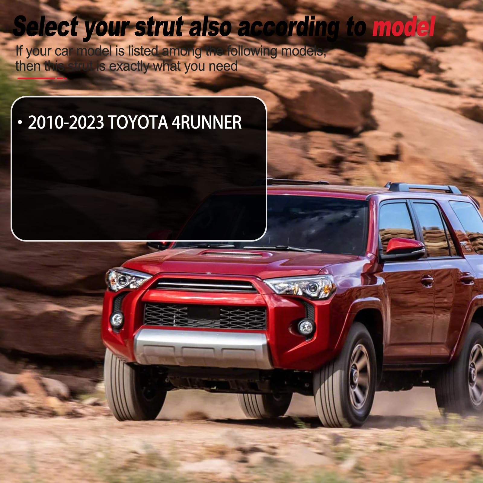 Vepagoo Pm1052 Rear Hatch Liftgate Tailgate Struts Compatible With 2010-2023 Toyota 4Runner Gas Shock Lift Supports Spring, Spor