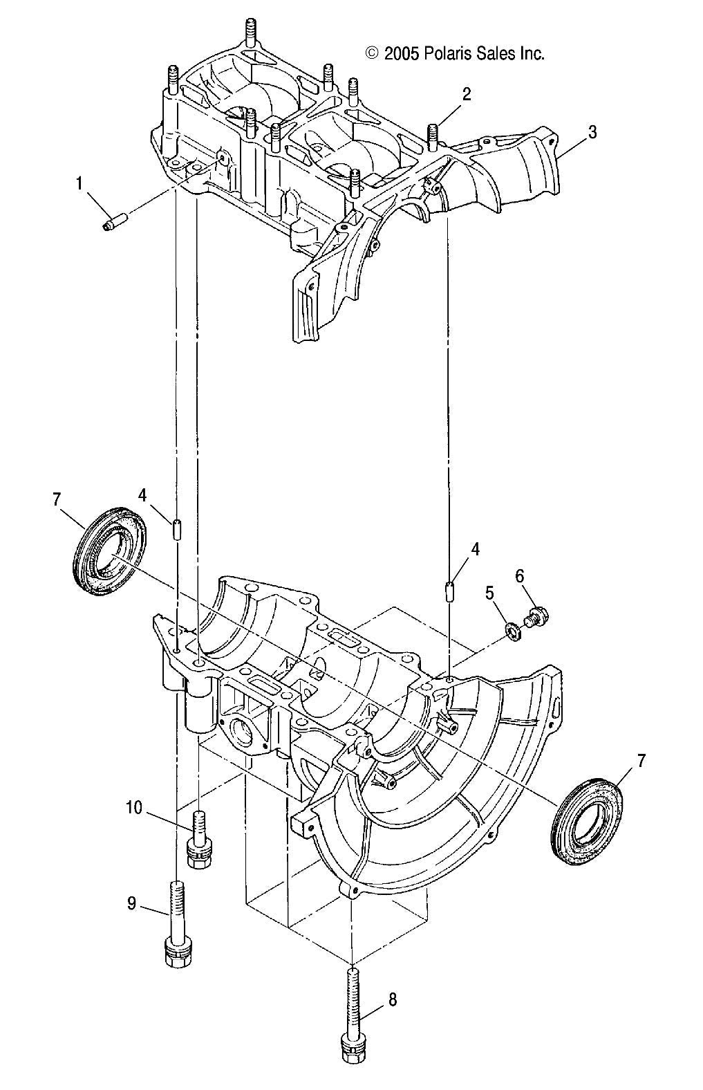 Polaris Snowmobile Oil, Seal, Genuine Oem Part 3083045, Qty 1