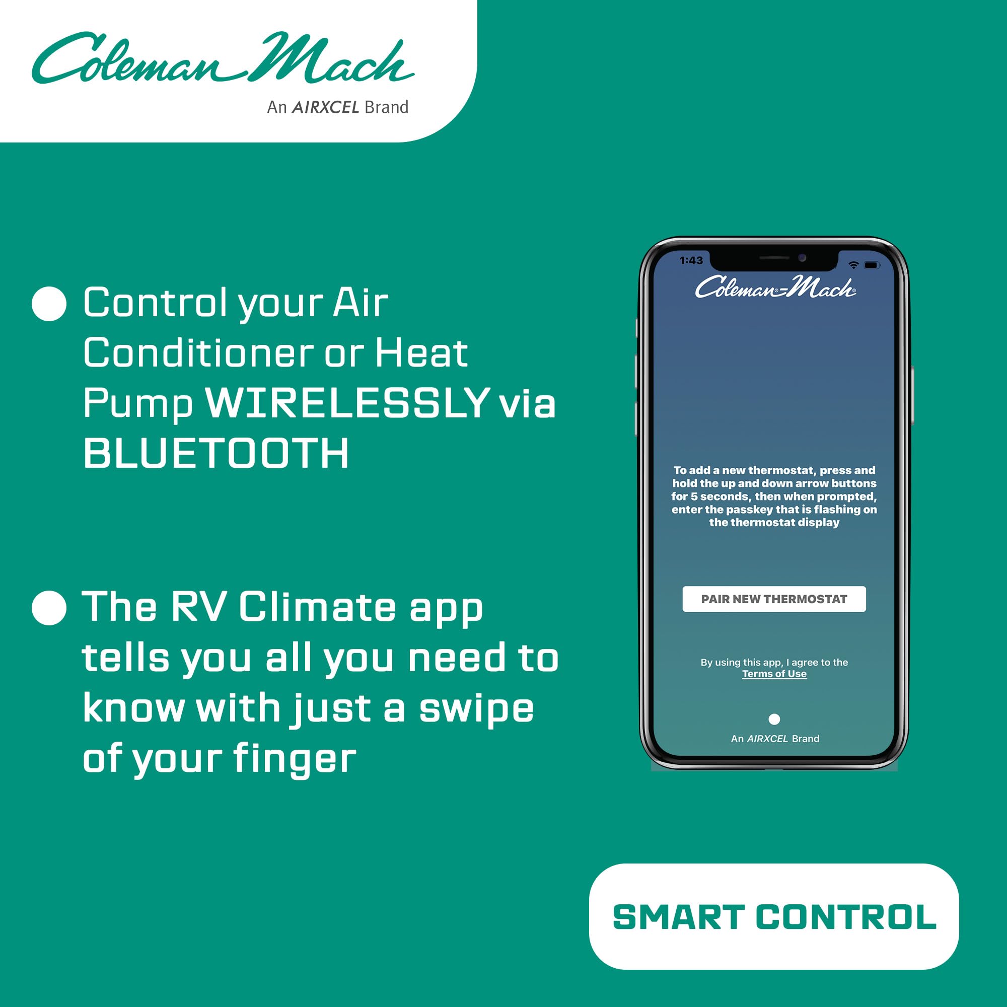 Airxcel 81-0980 Adb Manual Bluetooth Heat Ready