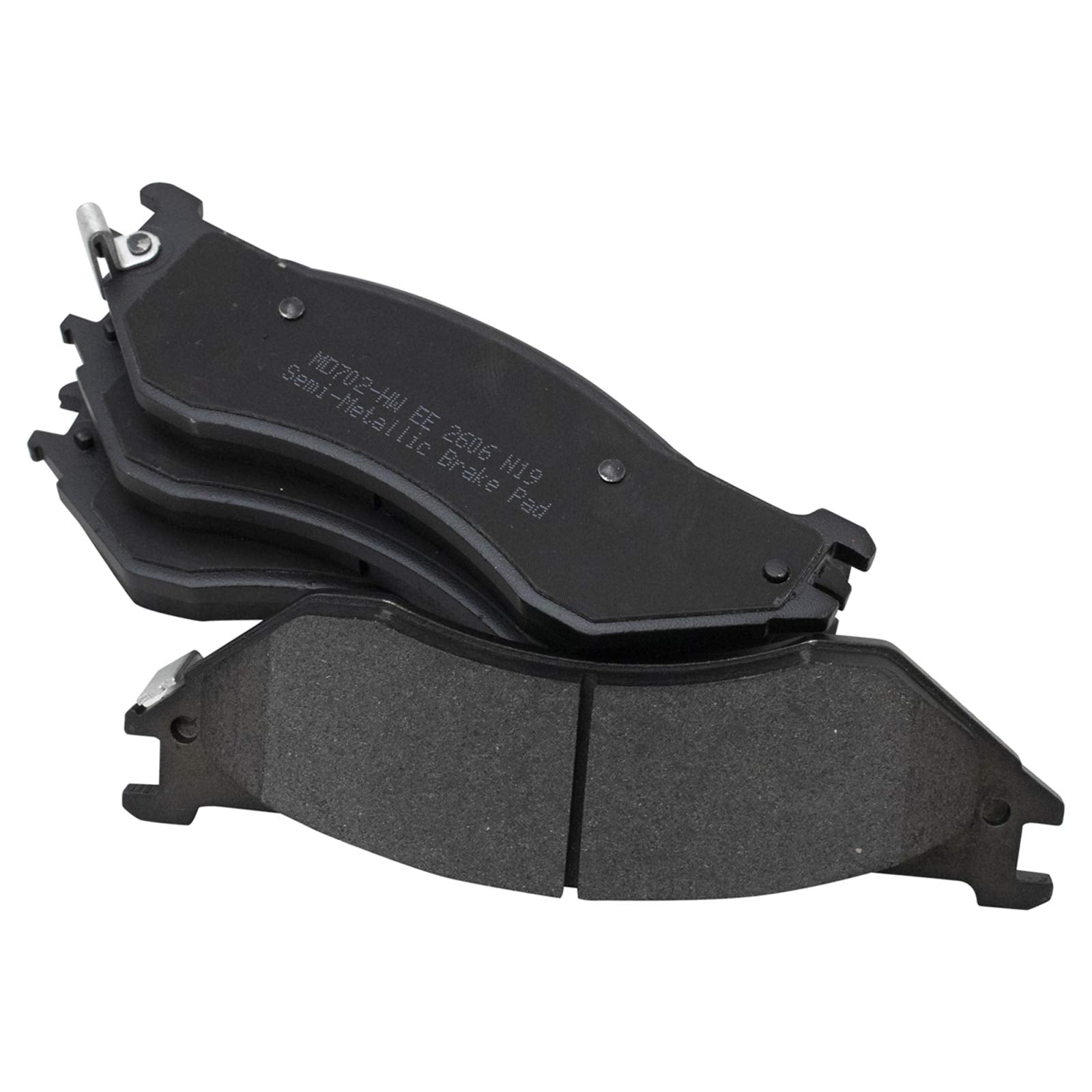 Trq Front Brake Pad & Rotor Kit Brake Pads Brake Rotor Semi-Metallic Compatible With 1997 Ford F-250