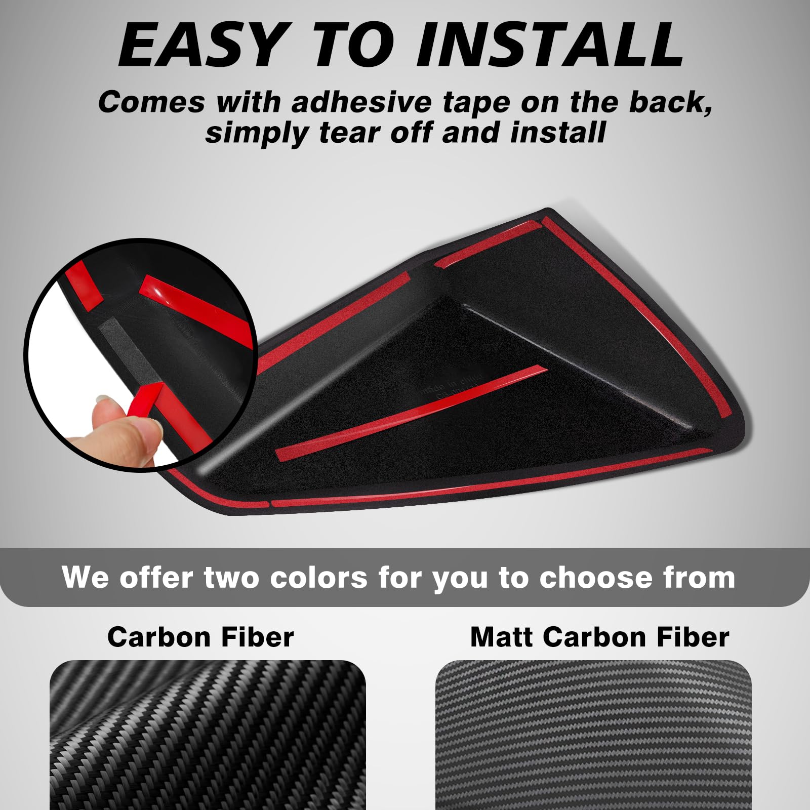 BestEvMod Door Side Rearview Mirror Cover Caps Protection Covers Direct Add-on Compatible with 2023 2024 2025 Tesla Cybertruck E