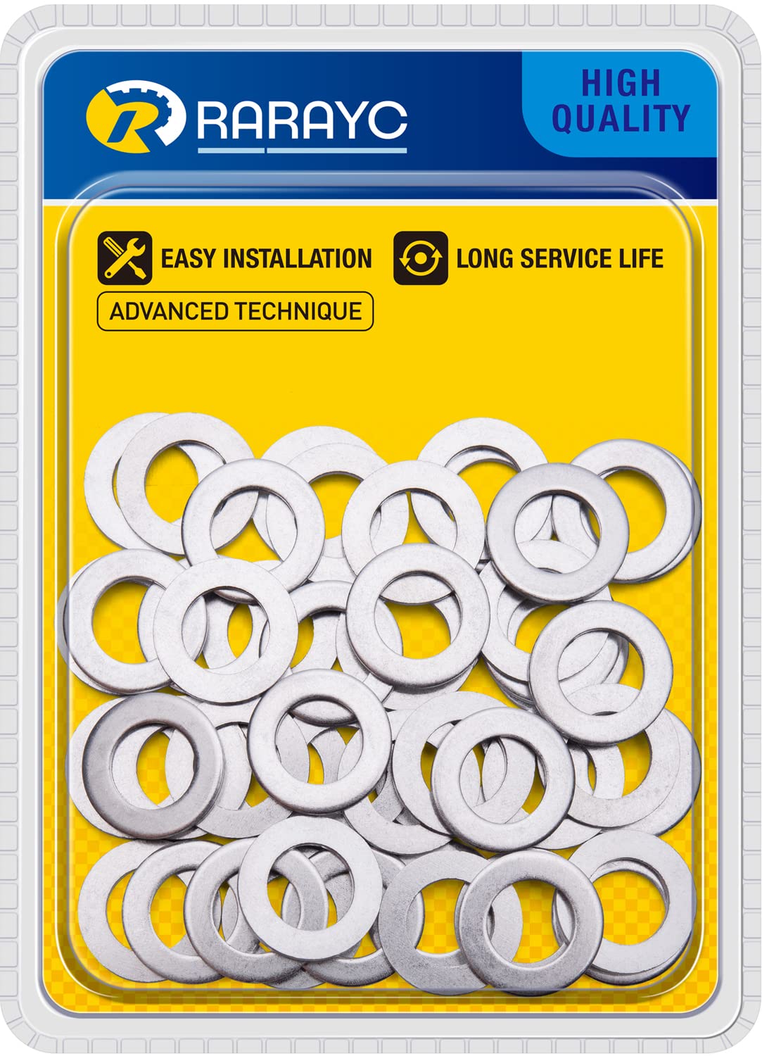 50 Pcs Oil Crush Washers Drain Plug Gaskets Replacement For Honda 94109-14000 Accord Civic Cr-X Cr-Z Cr-V And More