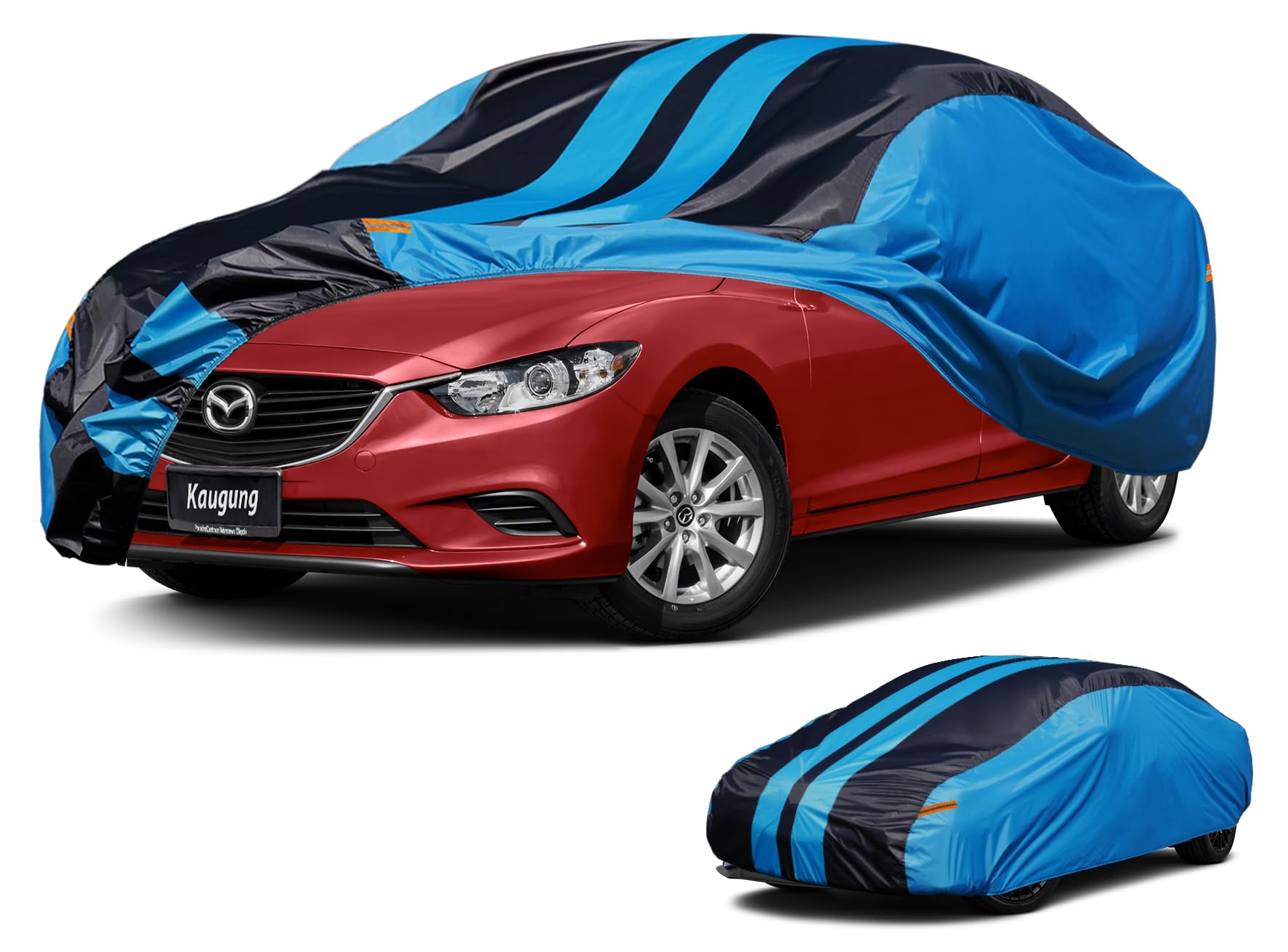 Car Cover Waterproof Custom Fit Mazda 6 (2002-2025), Full Exterior Cover for Automobiles Lightweight Resistant Outdoor Sun UV Ra