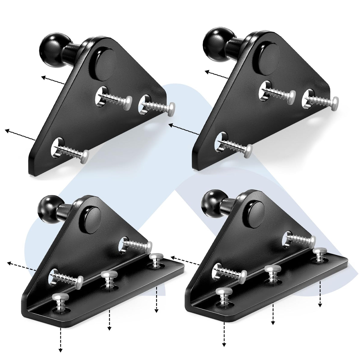 Arana 10Mm Gas Strut Mounting Brackets, Ball Stud Mount Bracket For Universal Li WBCARB08MWK6DBF