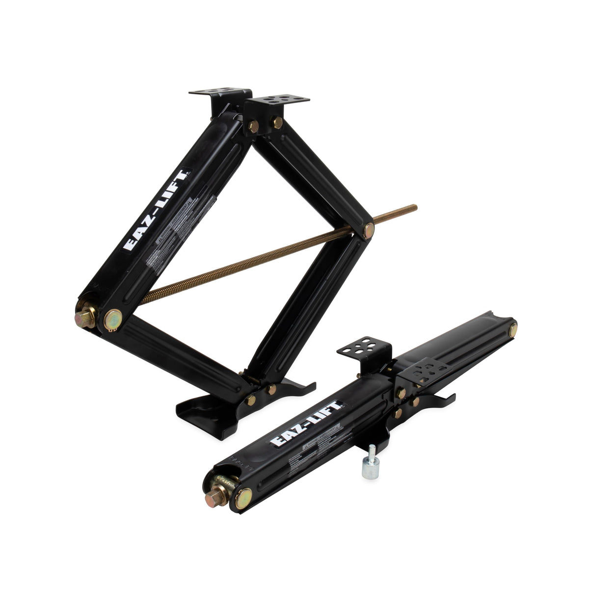 Camco EAZ-Lift 30-Inch Stabilizing RV Scissor Jacks - Features a 5,000lb Load Capacity - Heavy Duty Steel Construction - Set of 