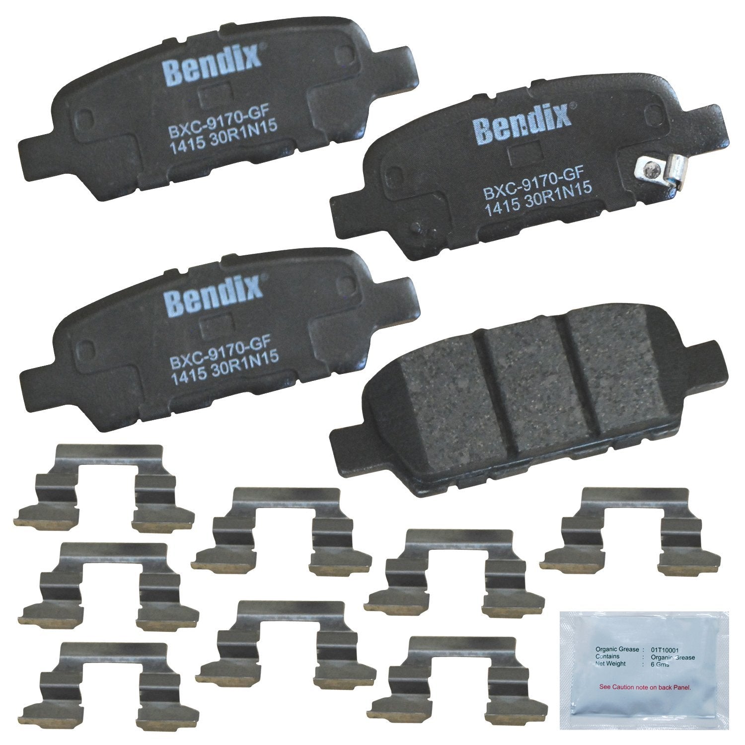 Bendix Priority1 Cfc1415 Rear Brake Pads For Infiniti Ex35,Ex37,Fx35,G25,G37,Jx35,M35H,M37,Q40,Q50,Q60,Q70,Q70L,Qx50,Qx60,Qx70,N