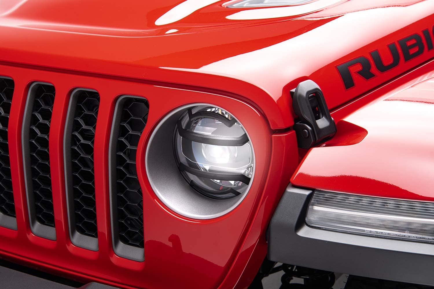 Rugged Ridge 1123021 Elite Euro Guard Kit, Headlight, Black 18-Current Jeep Wrangler  20-Current Gladiator