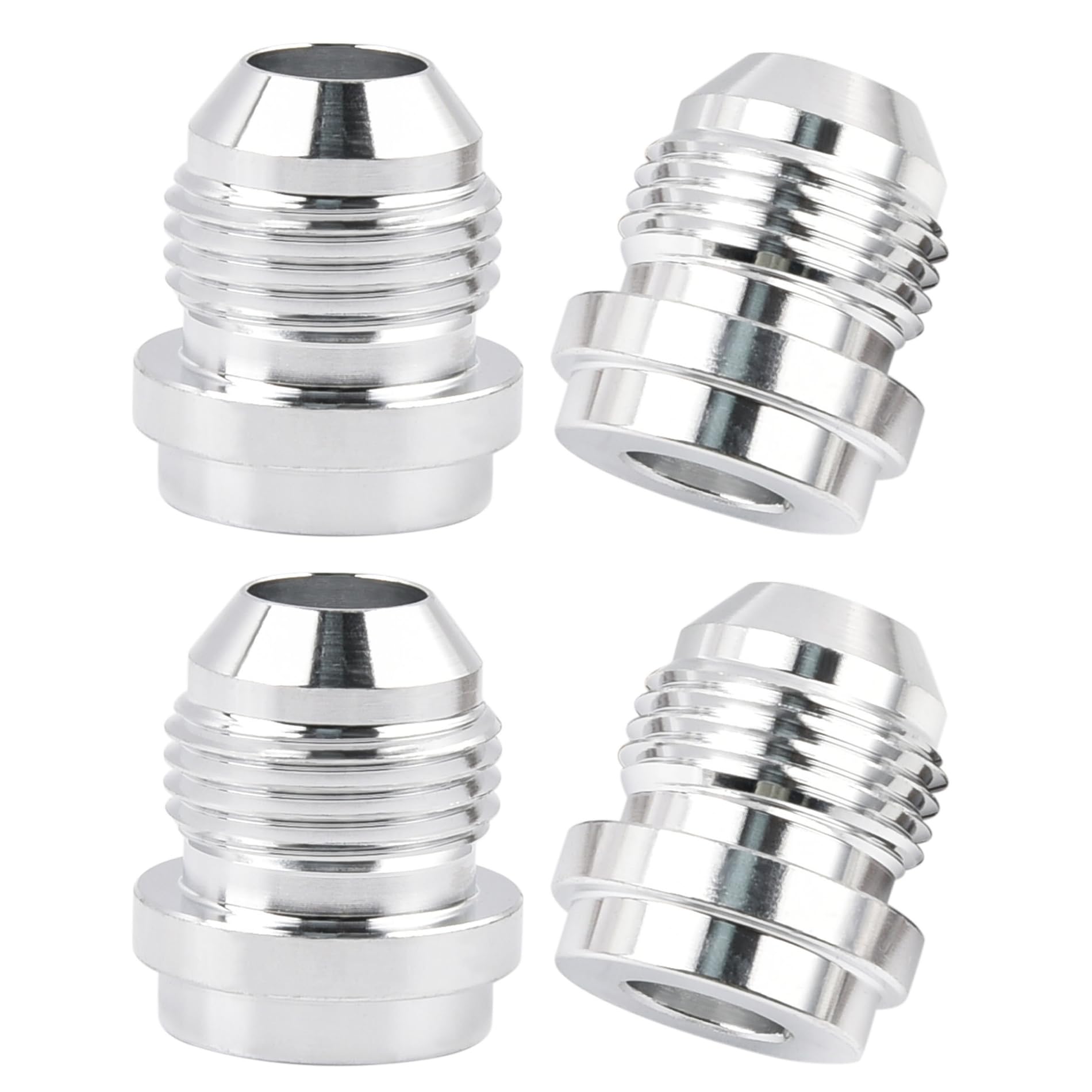 EVIL ENERGY 8AN Male Weld on Bung Fitting Aluminum 4PCS