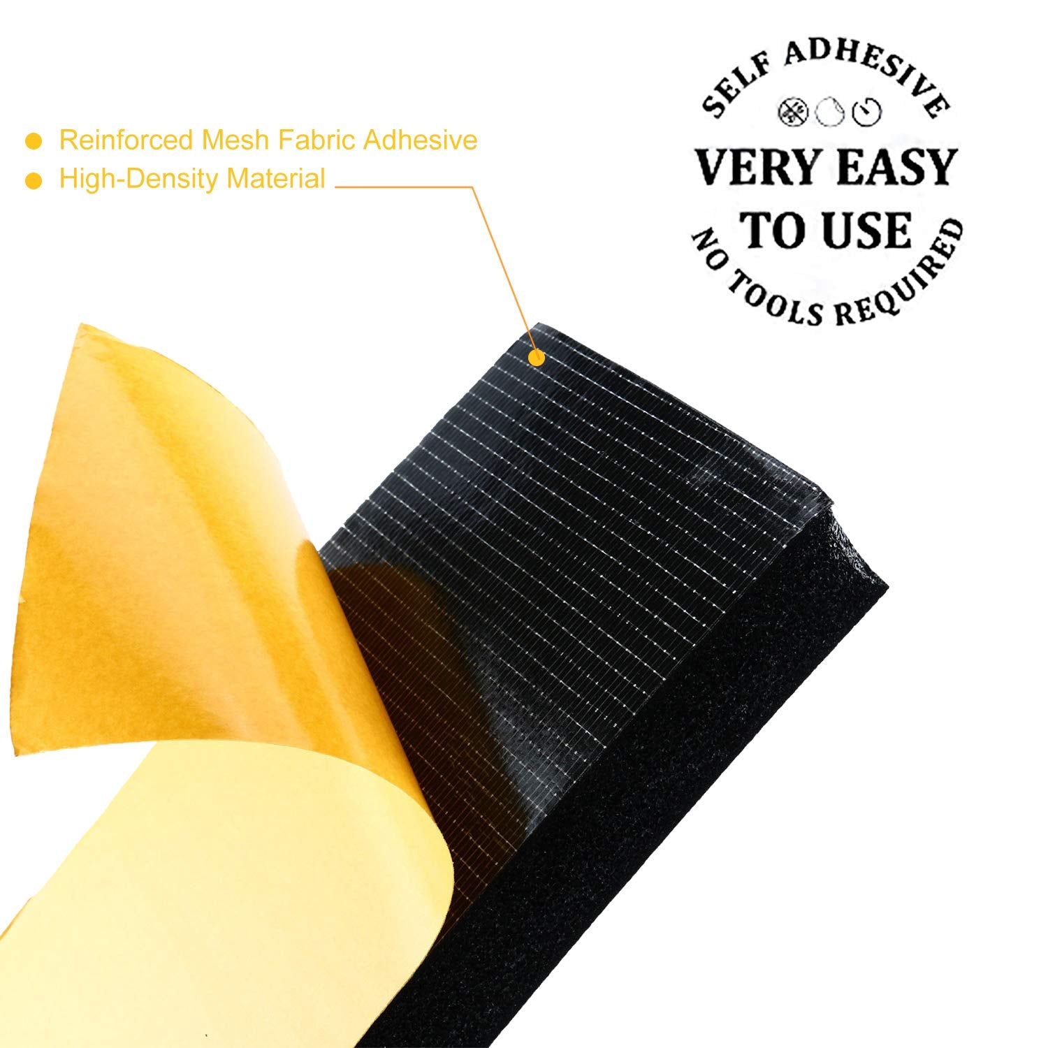 Garage Wall Protector Bumper Guards - 6 Pack Universal 1-3/16 Thick Car Door Edge Guard Self-Adhesive Comprehensive Protection Eva Foam Scratch Prevention Padding For Warehouse Parking Narrow Garage