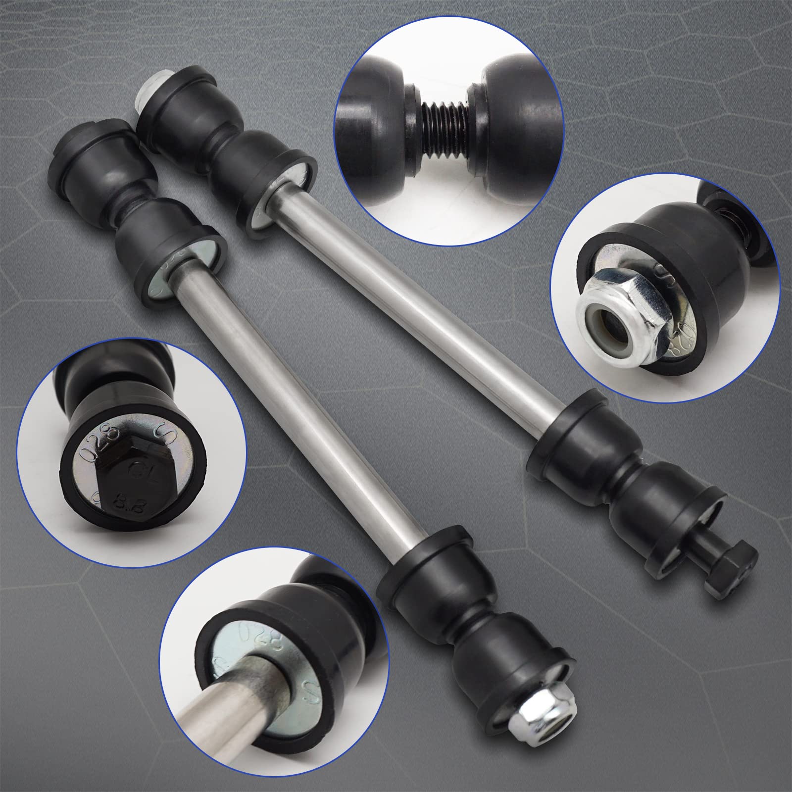 K80631 Front Stabilizer Sway Bar End Links For Chevy Silverado Tahoe Avalanche Express/Gmc Sierra Yukon/Cadillac Escalade K70053