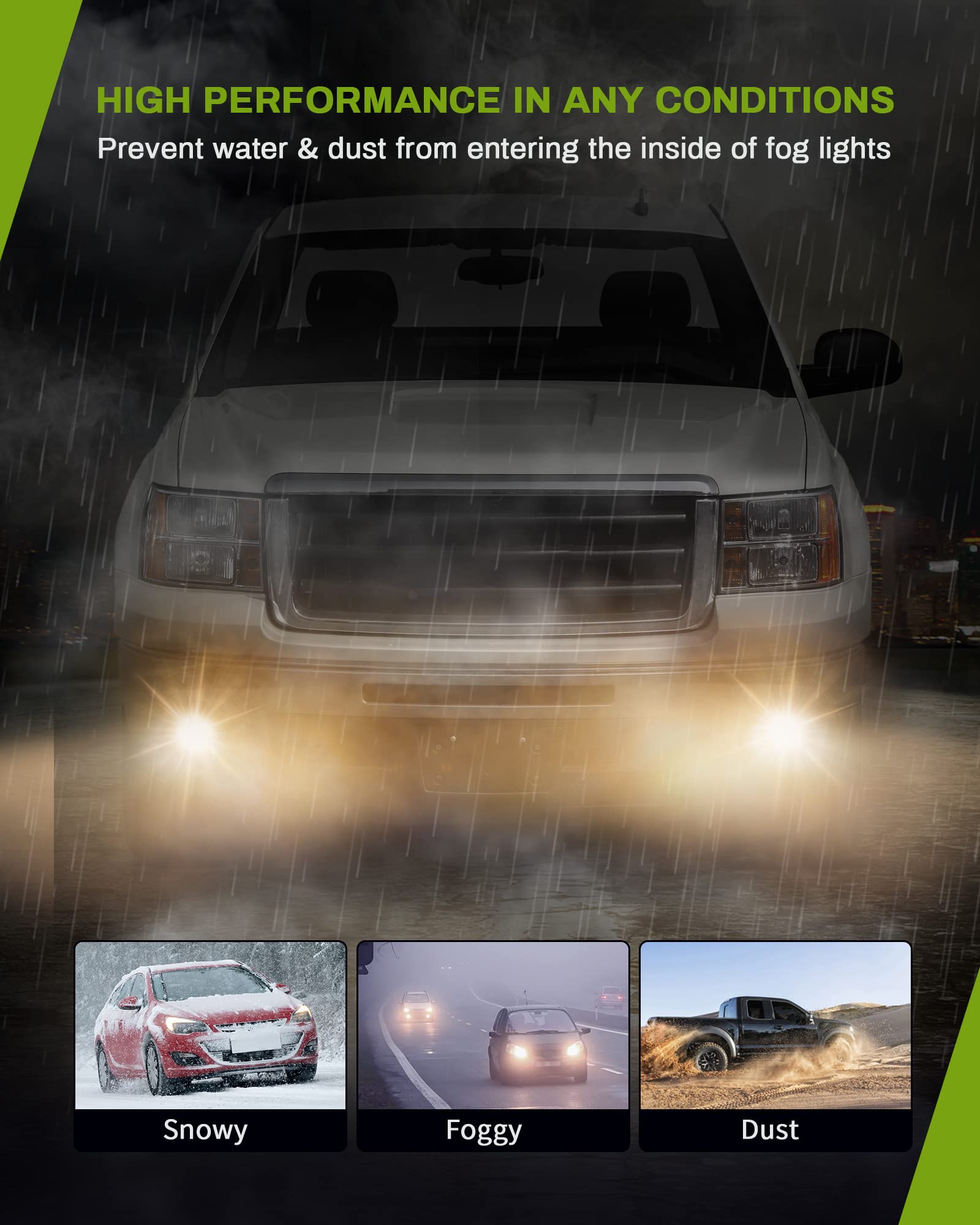 Autosaver88 Fog Lights Assembly Compatible Replacement With 2007 2008 2009 2010 2011 2012 2013 Gmc Sierra 1500 07 08 09 10 11 12