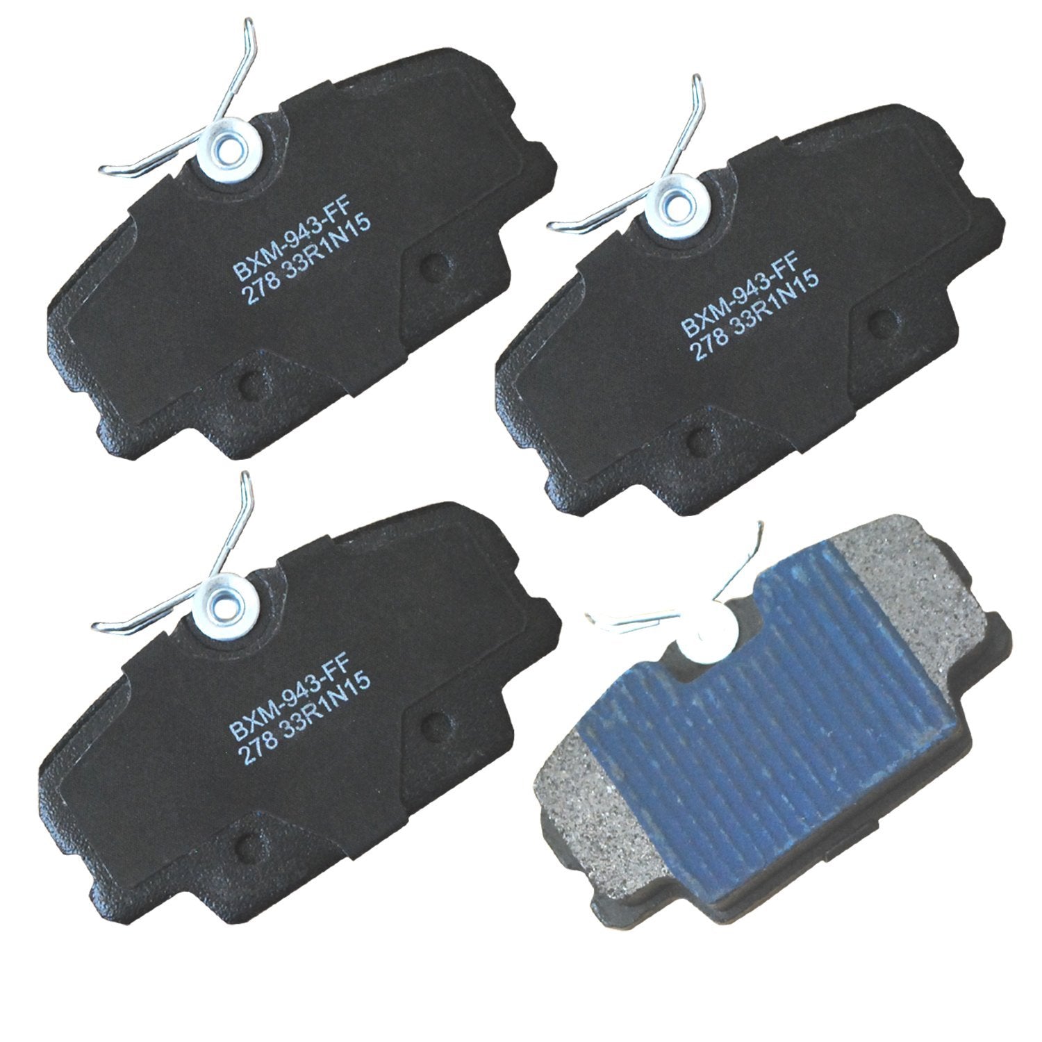Bendix Premium Sbm278 Semi-Metallic Front Brake Pads For Bmw 318I 1985-1984, Mercedes-Benz 190D 1985-1984, 190E 1985-1984, Saab