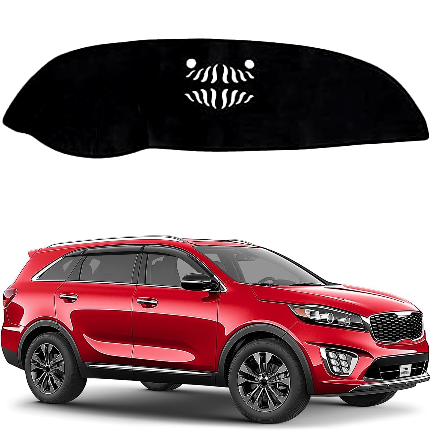 Dashboard Cover Mat for for Kia Sorento 2016 2017 2018 2019 2020 Accessories Dash Cover Dash Mat Sunshade Glare UV Rays Protecto