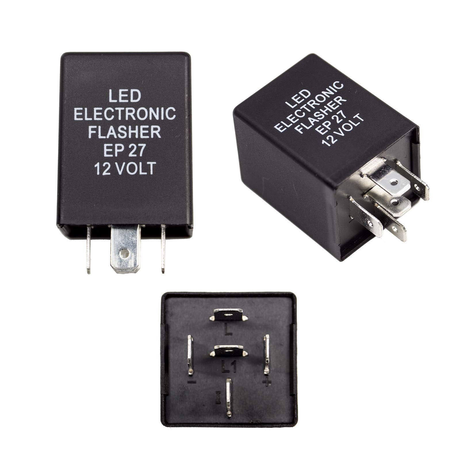 Pa Led Ep27 Led Flasher Relay 5-Pin Turn Signal Light Bulbs Electronic Fix Kit For Ford Mustang