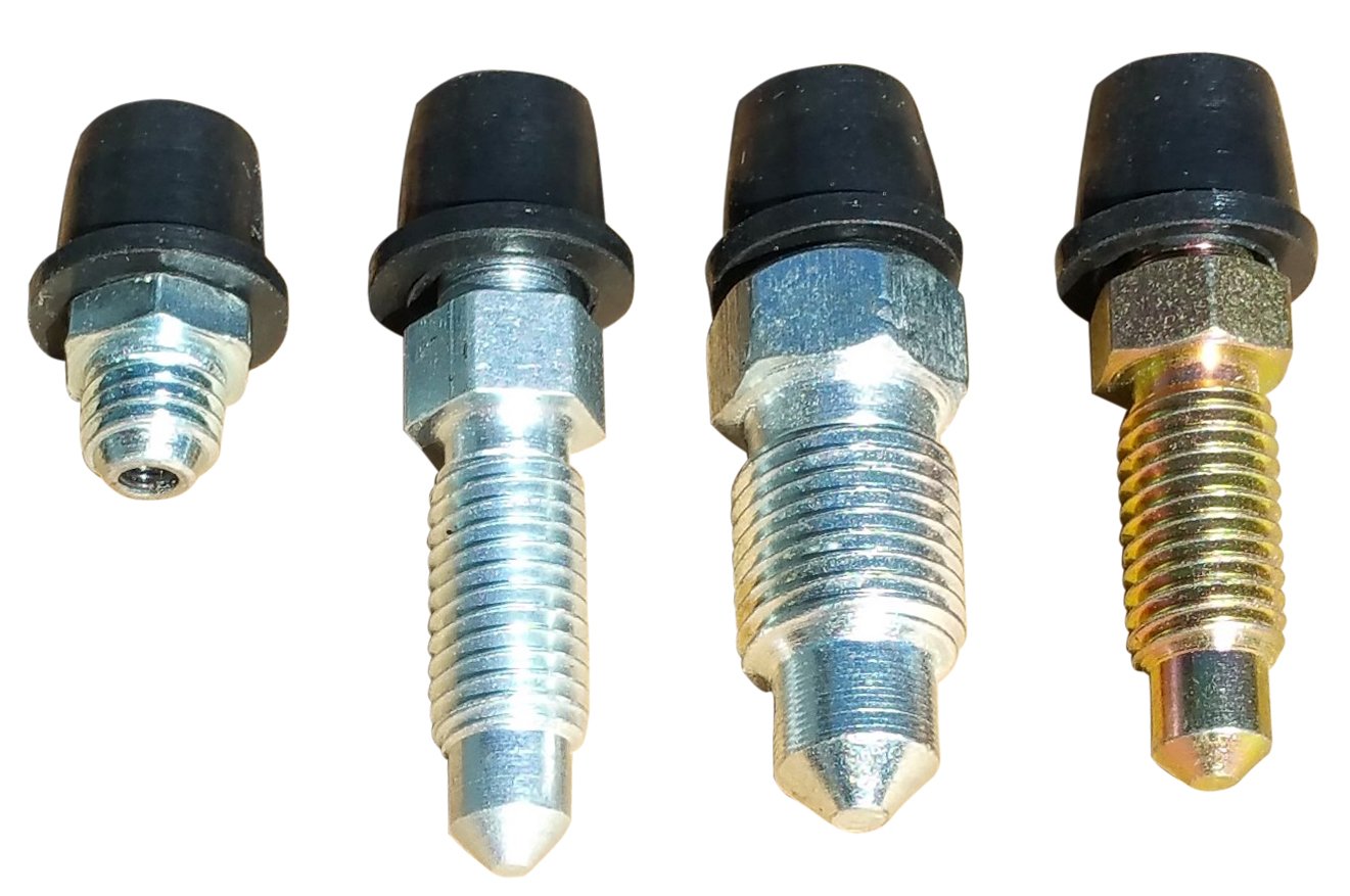 (25 Pack) Brake Bleeder Screw Caps Grease Zerk Fitting Cap Rubber Dust Cover