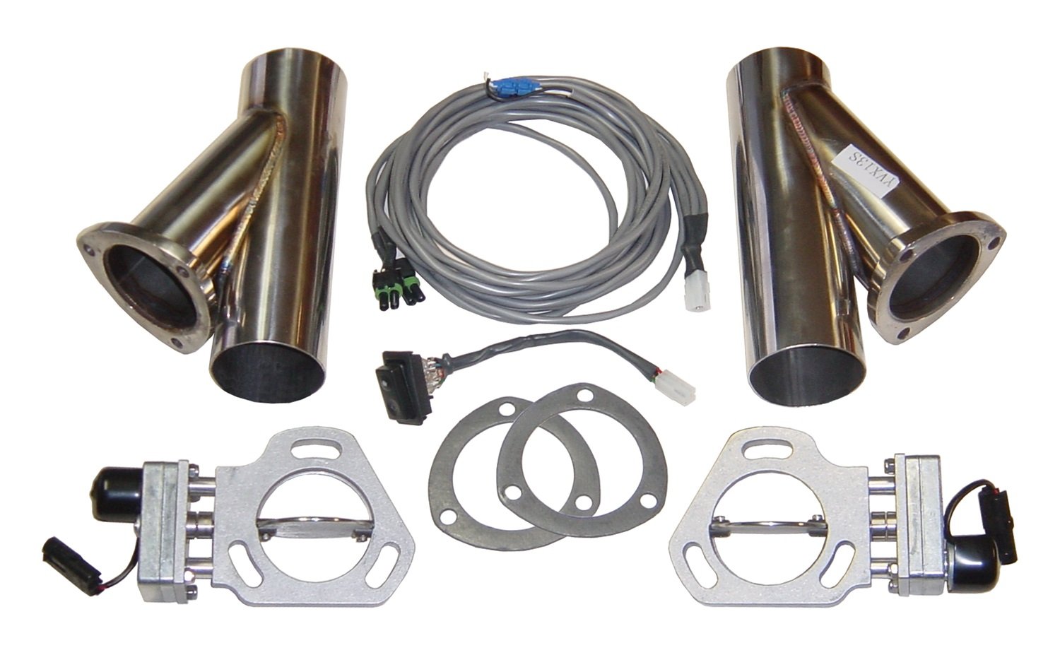 Pypes Performance Exhaust Hve10K 2.5In Dual Exhaust Cutout Kits Pair W/Ypipe