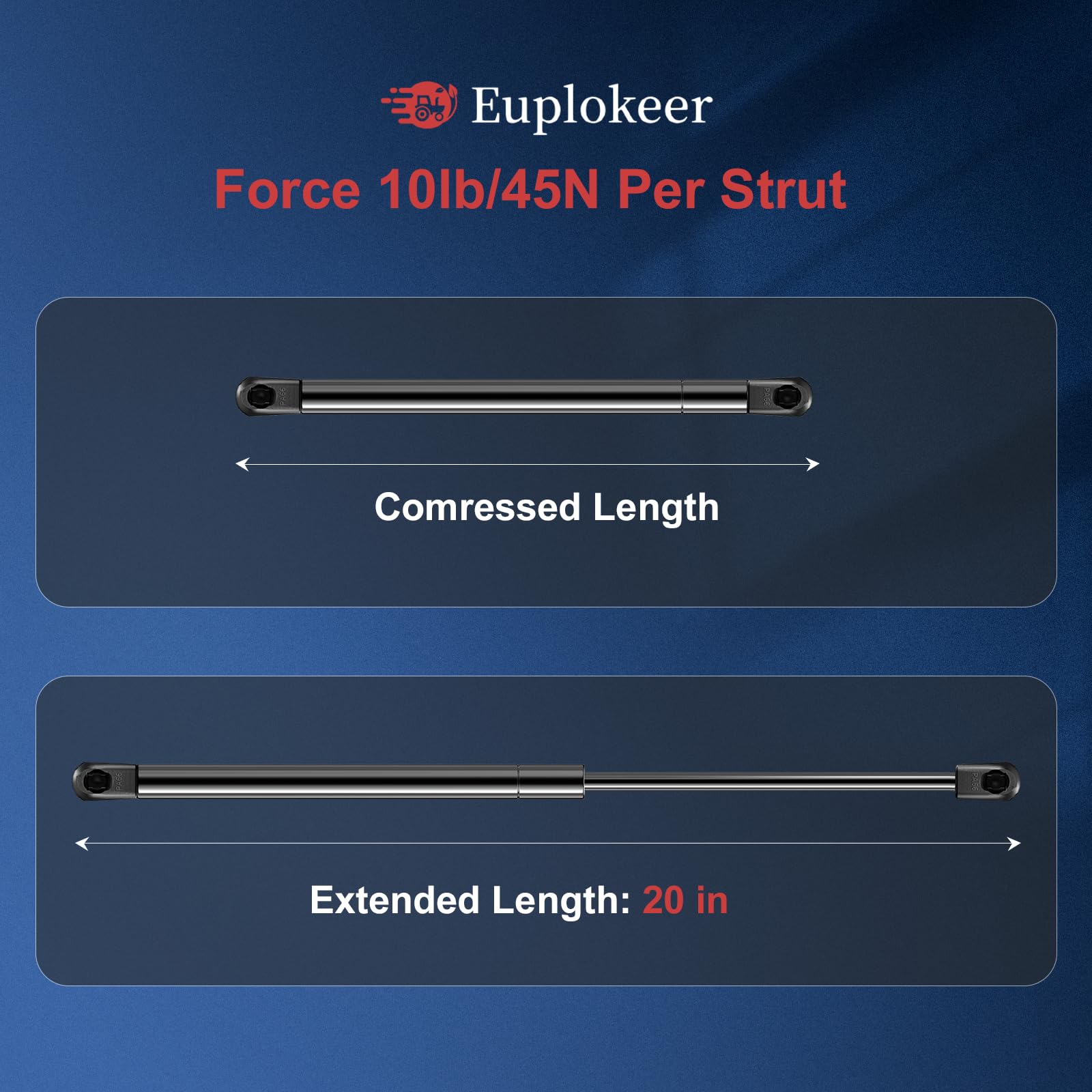 Qty (2) Spd-Gsni-5300-10 20In 10Lb/45N Universal Gas Strut Spring ???????? ???????????????? ??????????????-Sx200P1-11-Dc Shock L