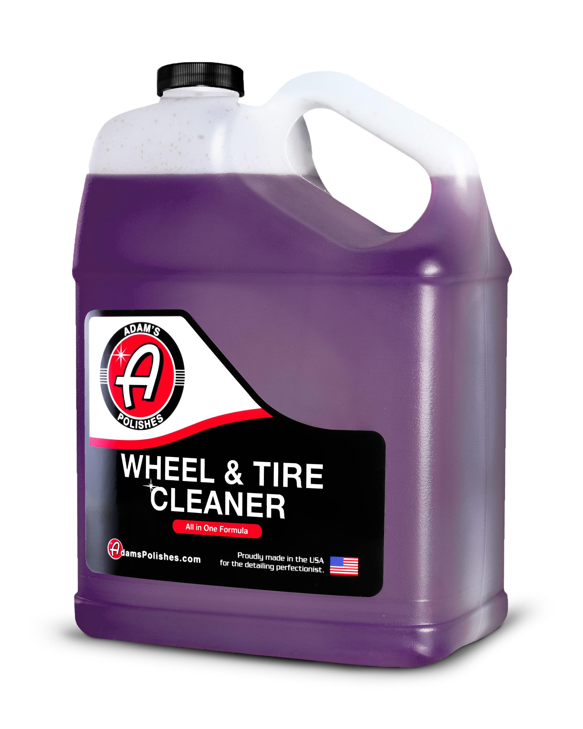 Adam's Polishes Wheel & Tire Cleaner - Professional All-in-One Gallon Spray for Car Detailing, Safe on Most Rim Finishes