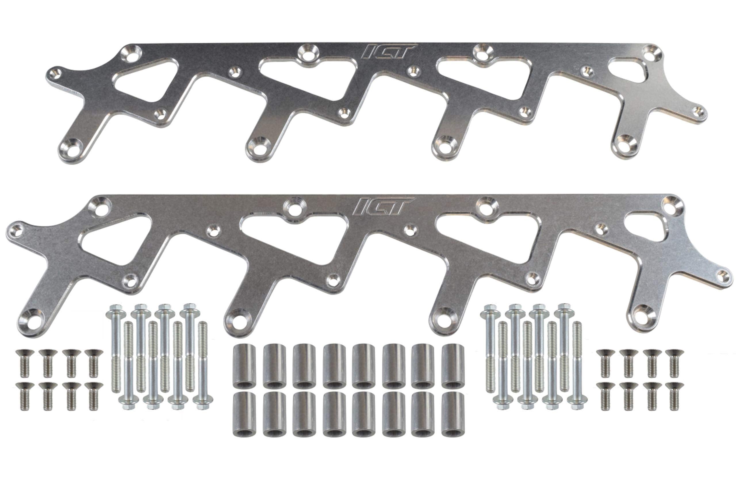Ict Billet Ls Coil Brackets Compatible With Holley Amp Efi Smart Coil Pack For Holley Valve Covers, 551773