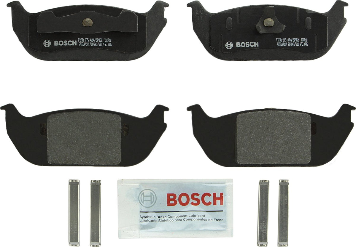 Bosch Bp952 Quietcast Premium Semi-Metallic Disc Brake Pad Set - Compatible With Select Lincoln Aviator; Rear