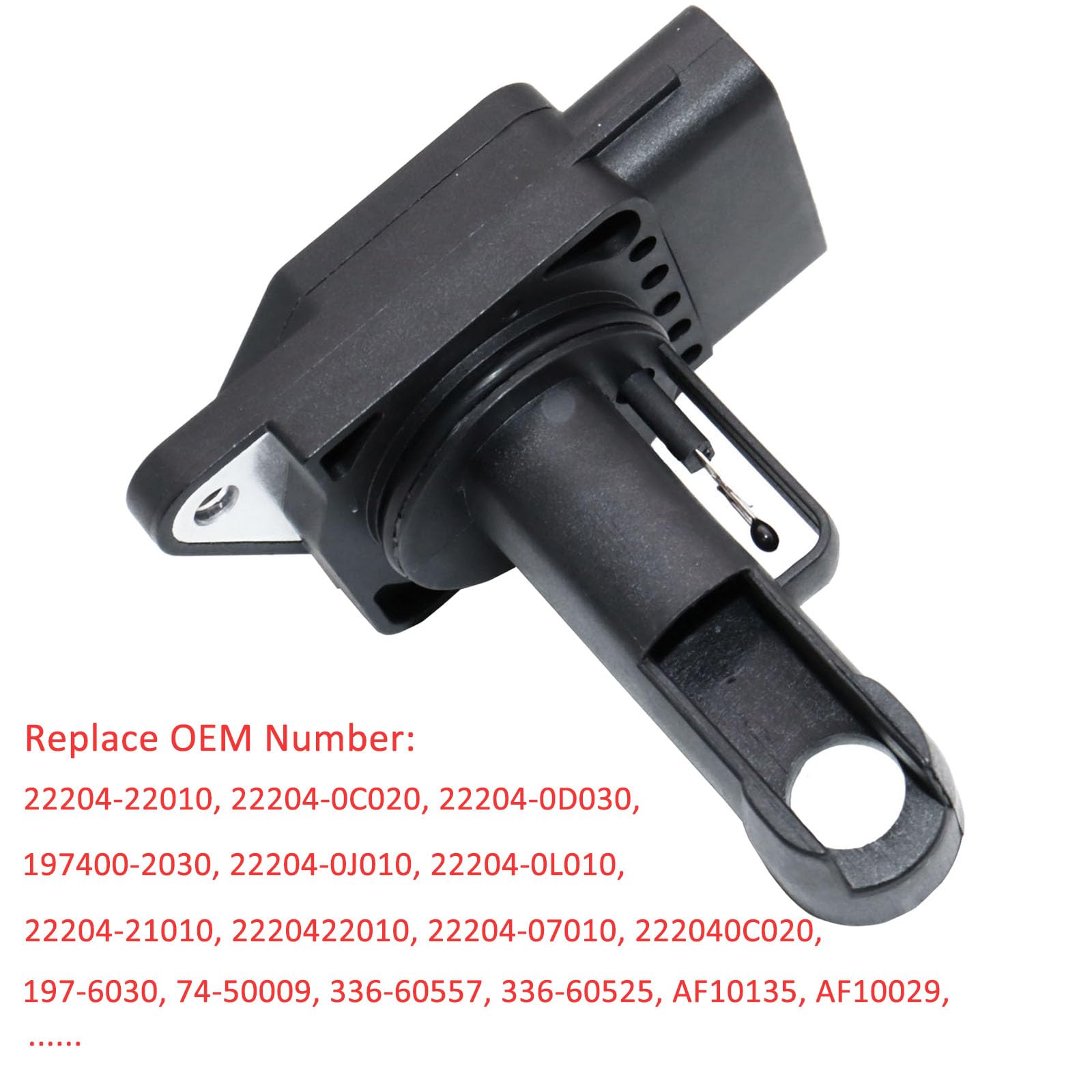 OSKYUO 22204-22010 Mass Air Flow Sensor Compatible with Toyota 00-09 4Runner 02-06 Camry 03-08 Corolla 01-10 Highlander 99-15 Ta