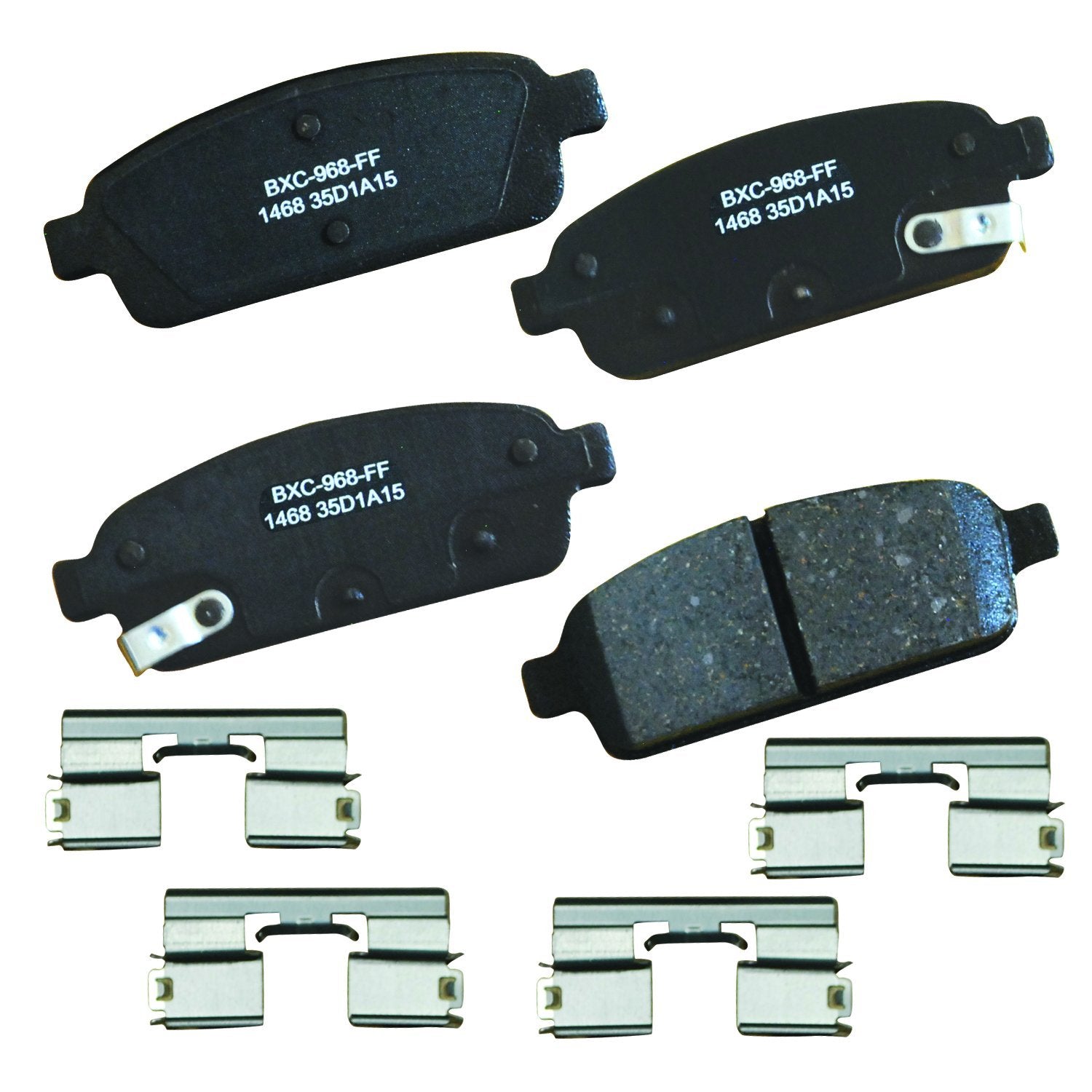Bendix Premium Sbc1468 Ceramic Rear Brake Pads For Select Models Buick Cascada, Encore, Verano, Cadillac Elr, Chevrolet Cruze, C