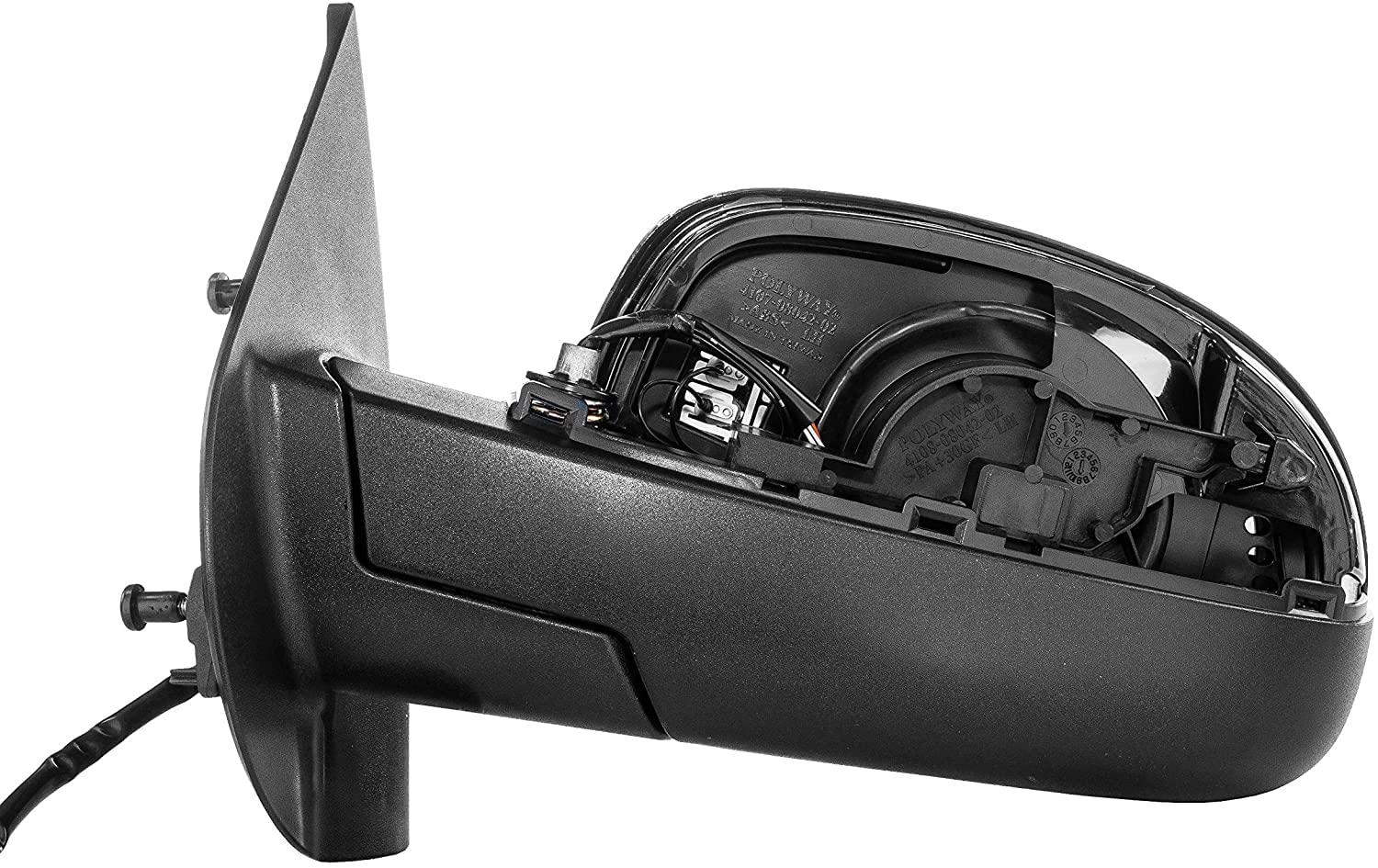 Dependable Direct Left Heated Folding Power Operated Driver Side Door Mirror fits 07-13 Chevy Suburban, GMC Yukon; fits 07-14 Chevy Silverado/Tahoe; fits 2011-2014 GMC Sierra - GM1320336