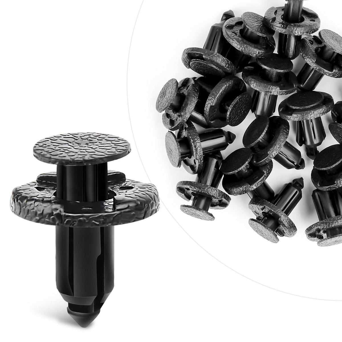 Gooacc Bumper & Radiator Support Clip Automotive Furniture Assembly Expansion Screws Kit Auto Body Clips 8Mm - 40Pcs