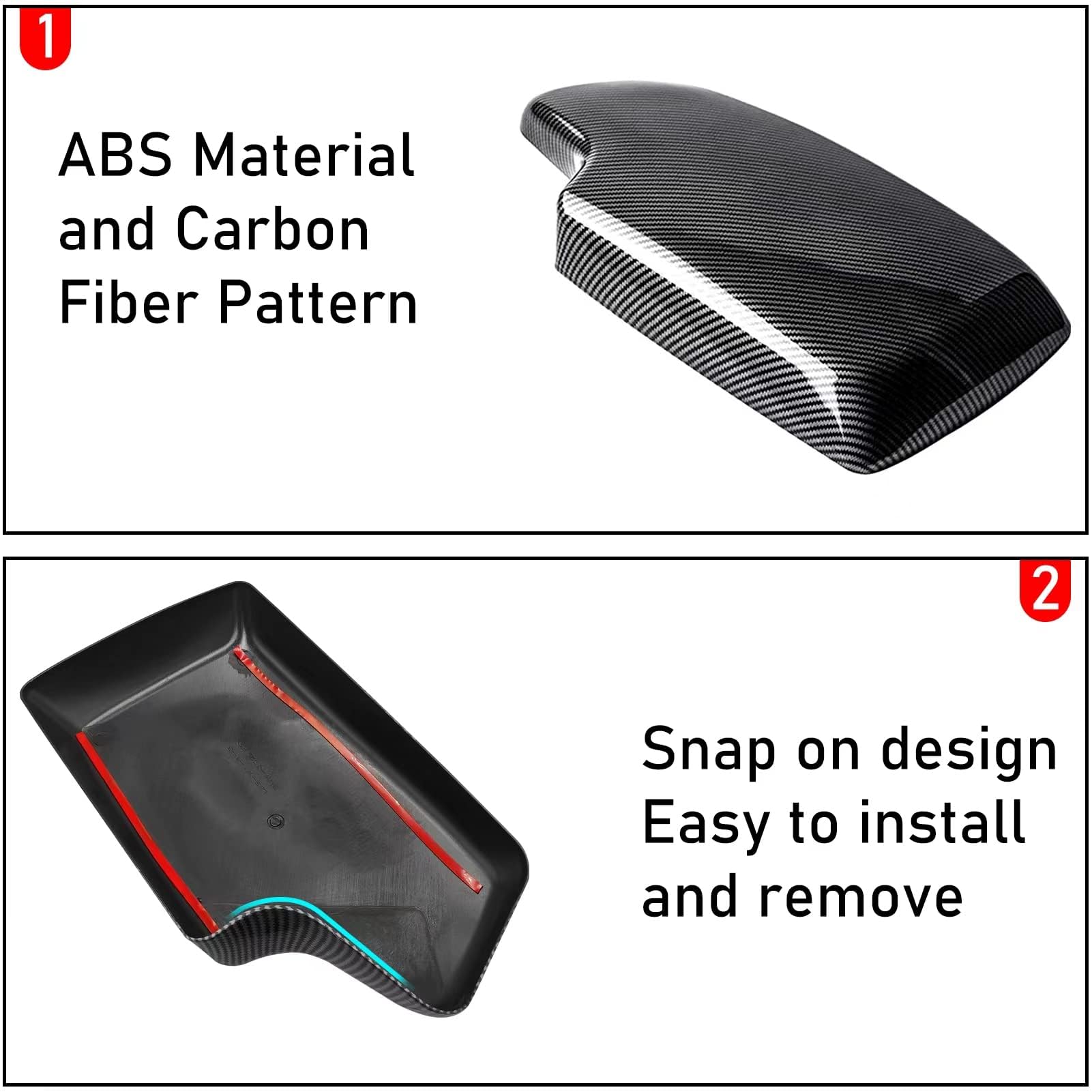 TTCR-II Compatible with BMW 3 Series Center Console Cover 2013-2018, for BMW F30 F31 Center Console Cover 320i 328d 328i 330i 33