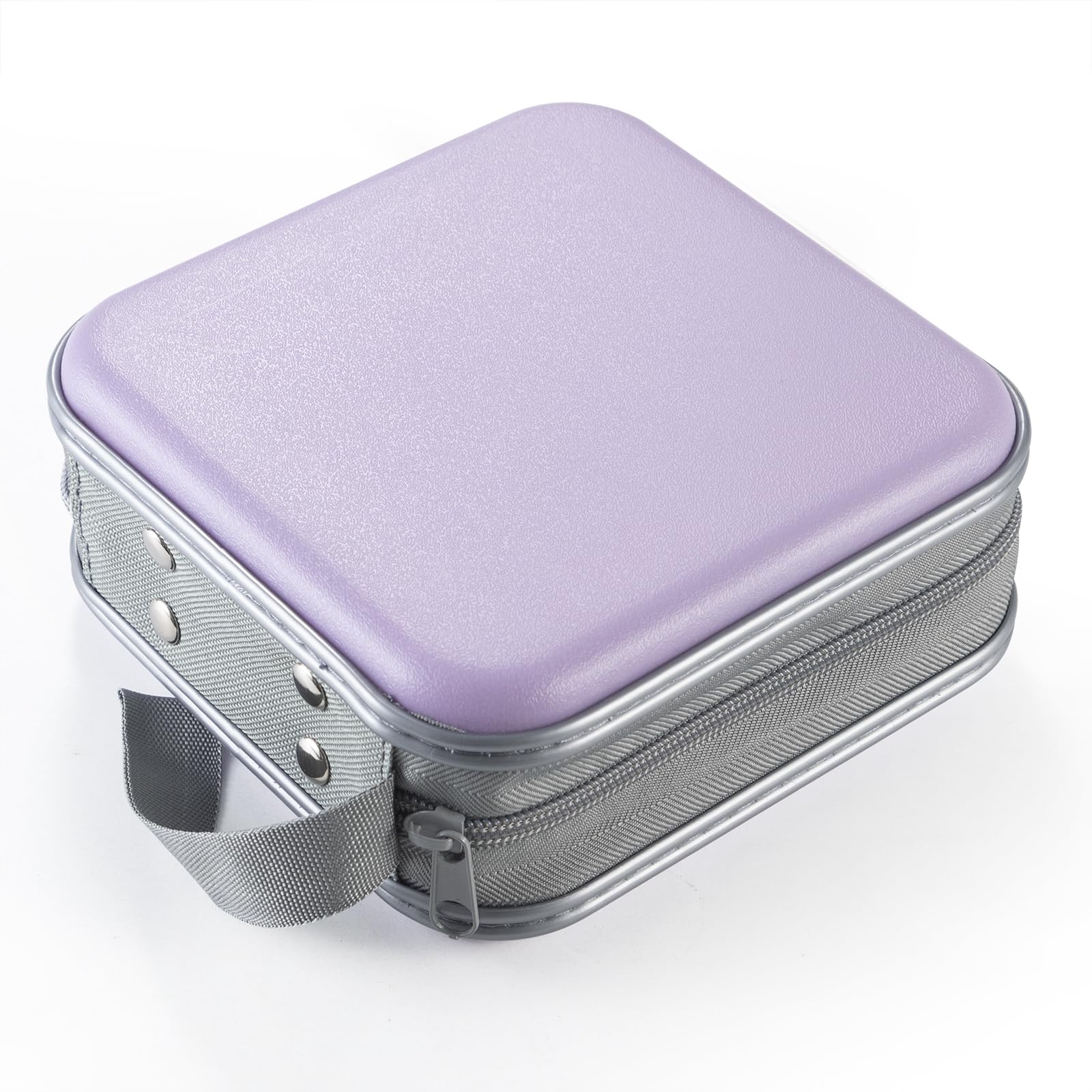 Uentip Cd Case For Car,48 Capacity Dvd Case Portable Zipper Cd Case Holder Large Storage Cd Wallet Cd Organizer Home Travel (Lav