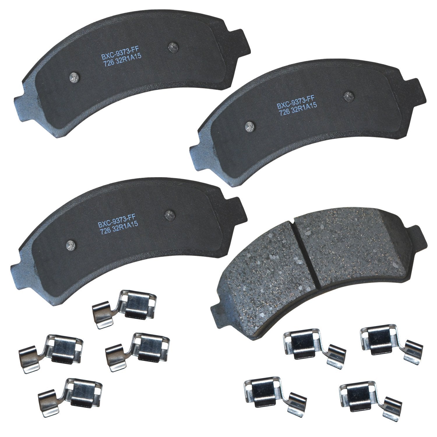 Bendix Premium Sbc726 Ceramic Front Brake Pads For Chevrolet Blazer 2005-1997, S10 2004-1998, Gmc Jimmy 2005-1997, Sonoma 2004-1