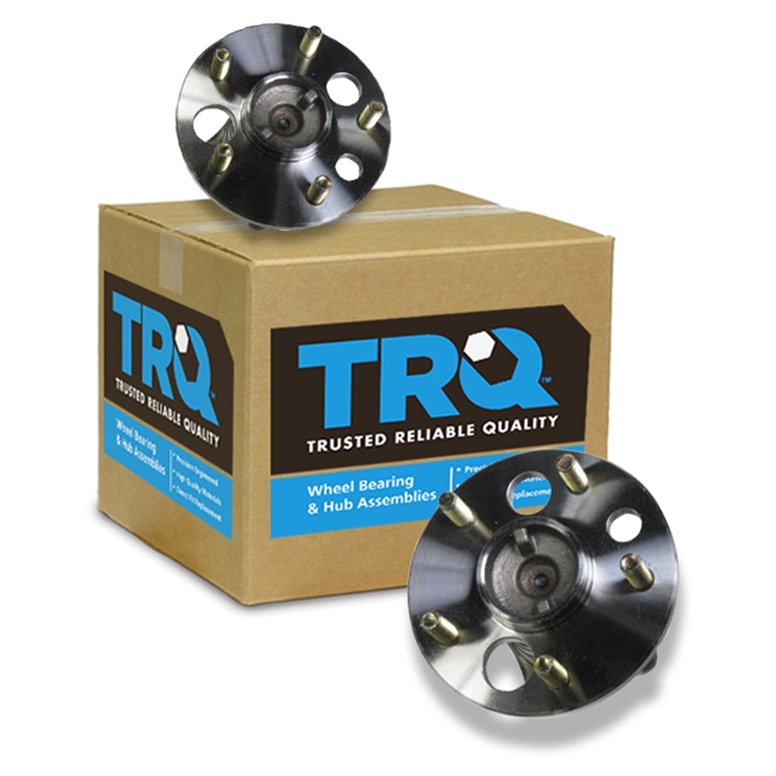 Trq Rear Wheel Hub Bearings Assembly Set Compatible With 1995-2004 Toyota Avalon 1997-2001 Camry 1999-2003 Solara