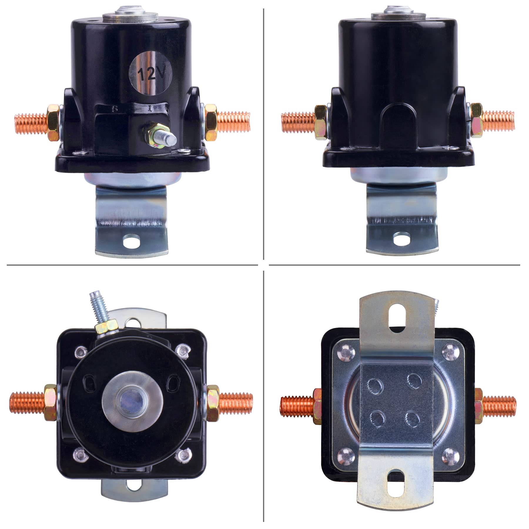 Mrelc New Solenoid Relay Compatible With 12 Volt 2N 8N 9N Tractor 8N-11450 Sw218 Sw355 10-Fo218-12V 7-1023-12V 240-14008 Replace