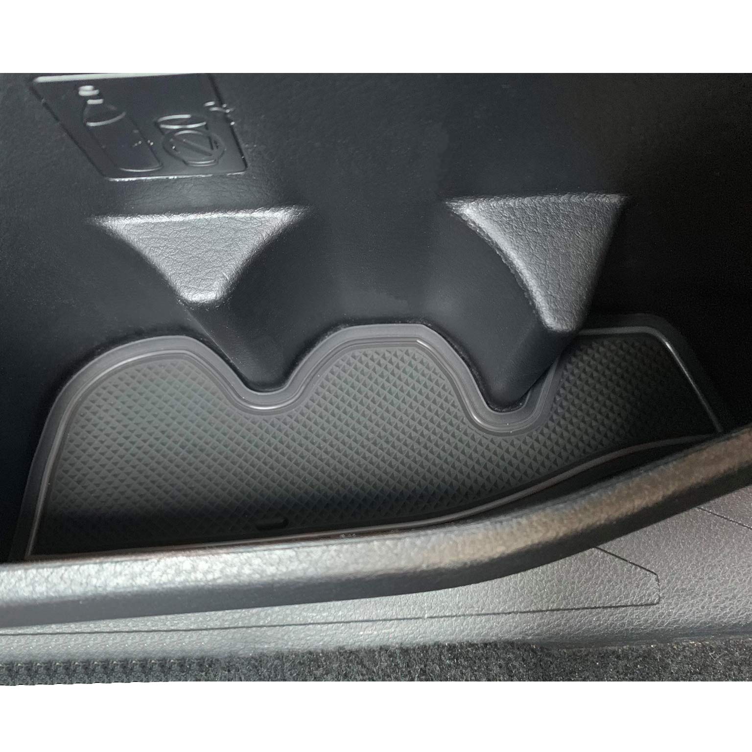 Jdmcar Liner Accessories Compatible With 2023 2022 Toyota Tacoma 2016 2017 2018 2019 2020 2021 Custom Fit Cup And Door Center Console Inserts (Double Cab,Gray Trim)