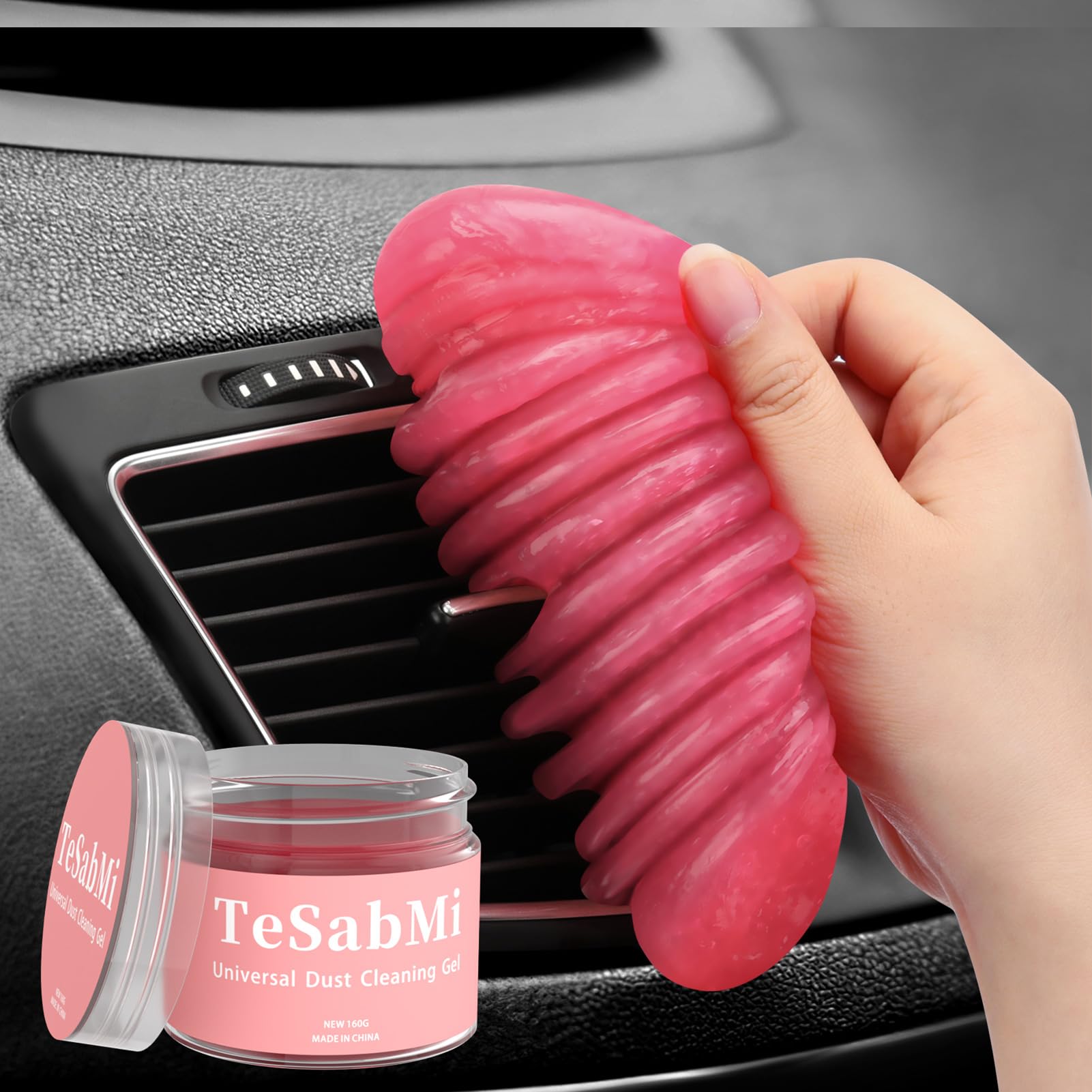 Tesabmi Car Cleaning Gel Car Cleaning Putty Car Putty Car Interior Cleaner Car Slime Car Detailing Kit Car Accessories Gifts For