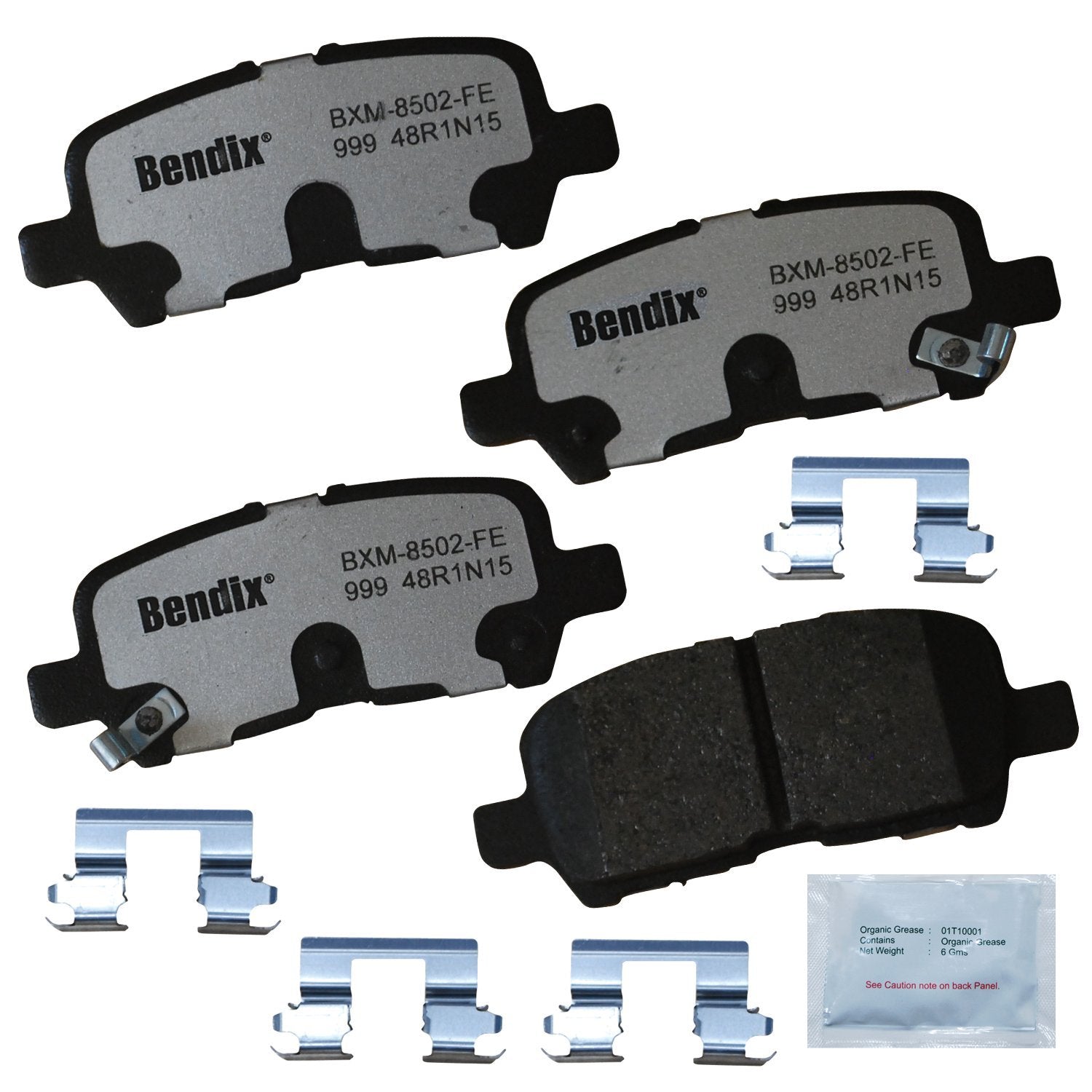 Bendix Fleet Metlok Pbd999 Semi-Metallic Rear Brake Pads For Buick Allure 2009-2005,Lacrosse 2009-2005,Chevrolet Impala 2013-201