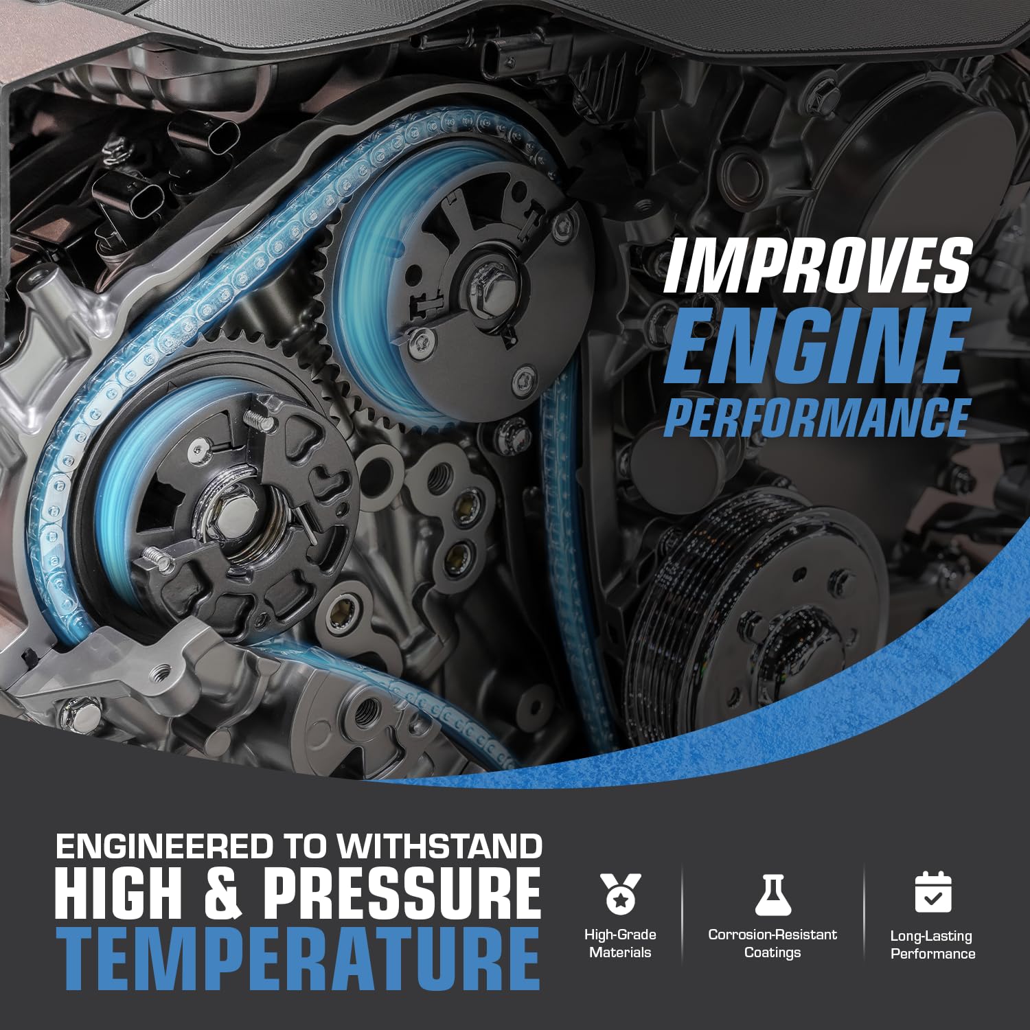 3.6 Timing Chain Kit Compatible With 2.8L 3.0L 3.6L Chevy Equinox Malibu Traverse Gmc Acadia Cadillac Cts Srx Buick Enclave W/Vv