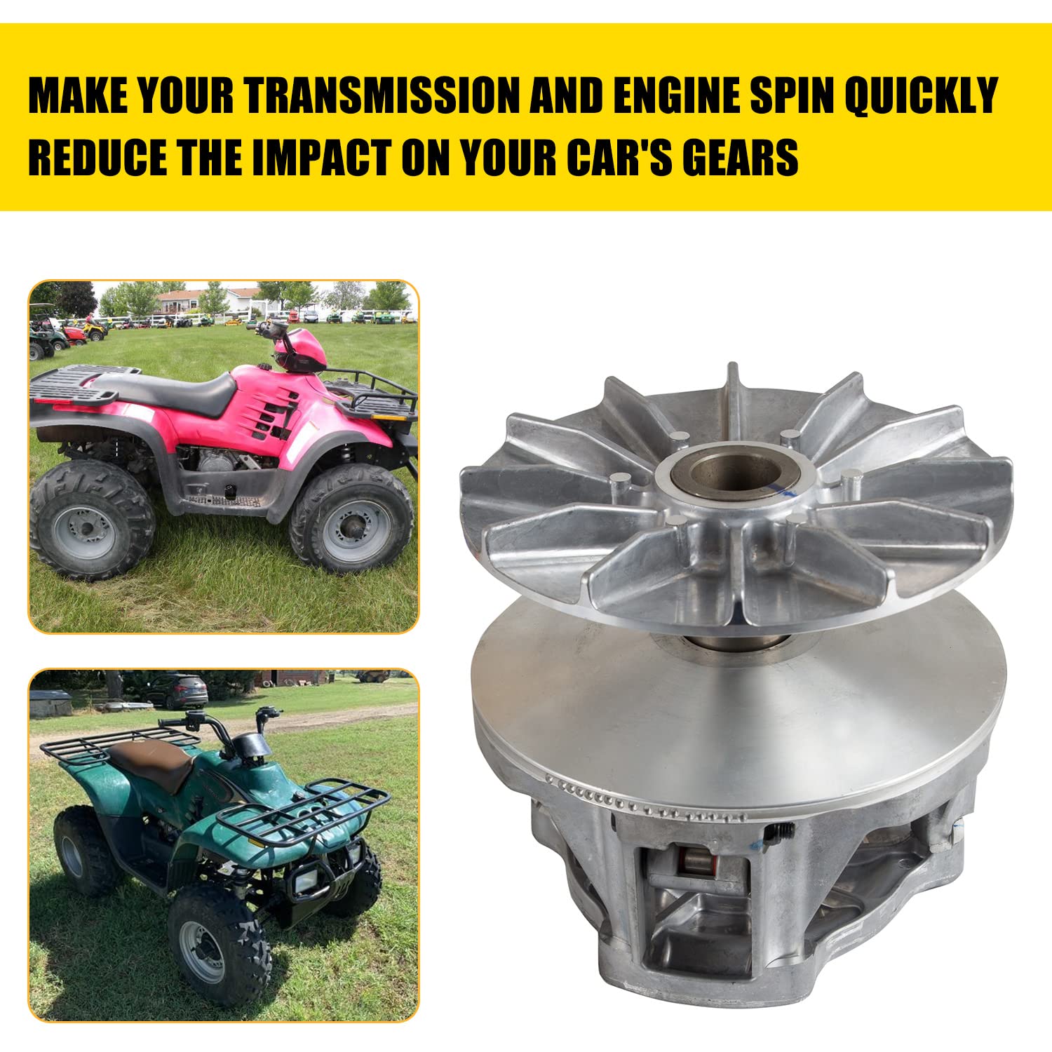 Primary Drive Clutch Compatible with Polaris Sportsman 500 Magnum 325 330 SCRAMBLER 400 500 etc, Replaces 1321476 1321468 132197