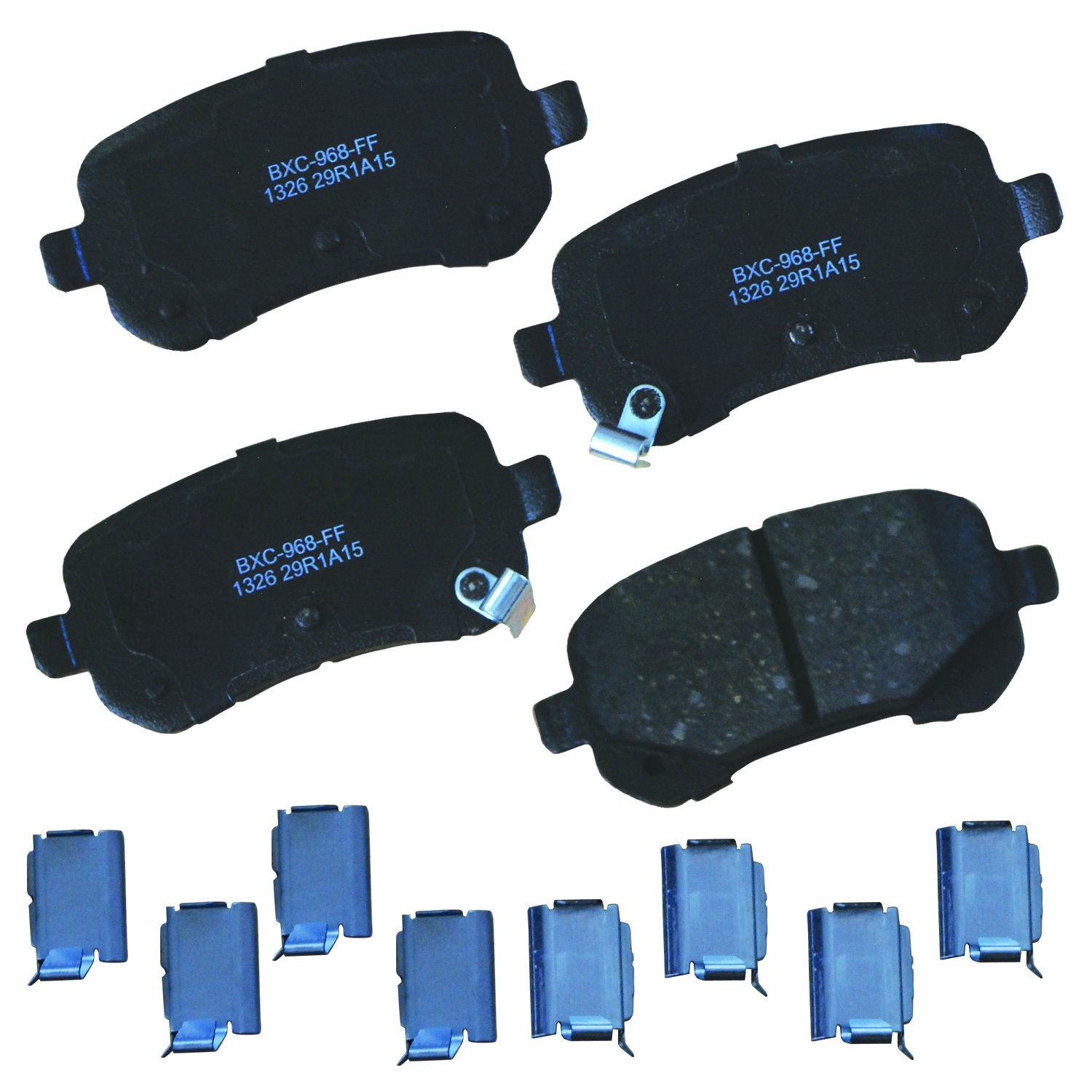 Bendix Sbc1326 Premium Brake Pad Set For Chrysler Town & Country 2012-2008, Dodge Grand Caravan 2012-2008, Journey 2012-2009, Ra