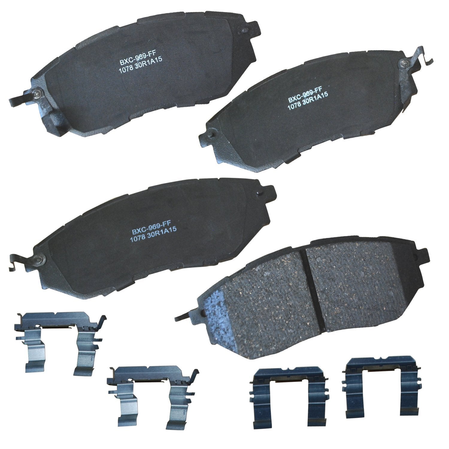 Bendix Premium Sbc1078 Ceramic Front Brake Pads For Subaru B9 Tribeca 2007-2006, Forester 2018-2014, Legacy 2019-2005, Outback 2