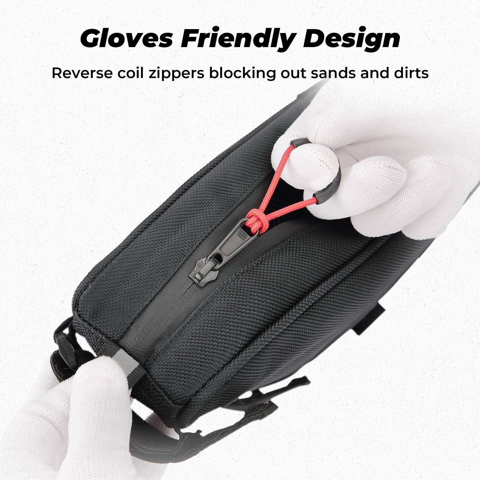 KEMIMOTO UTV Roll Bar Triangle Storage Bag, 2 Packs Water Resistant Universal Roof/Door/Side Armrest Bag Compatible with Most UT