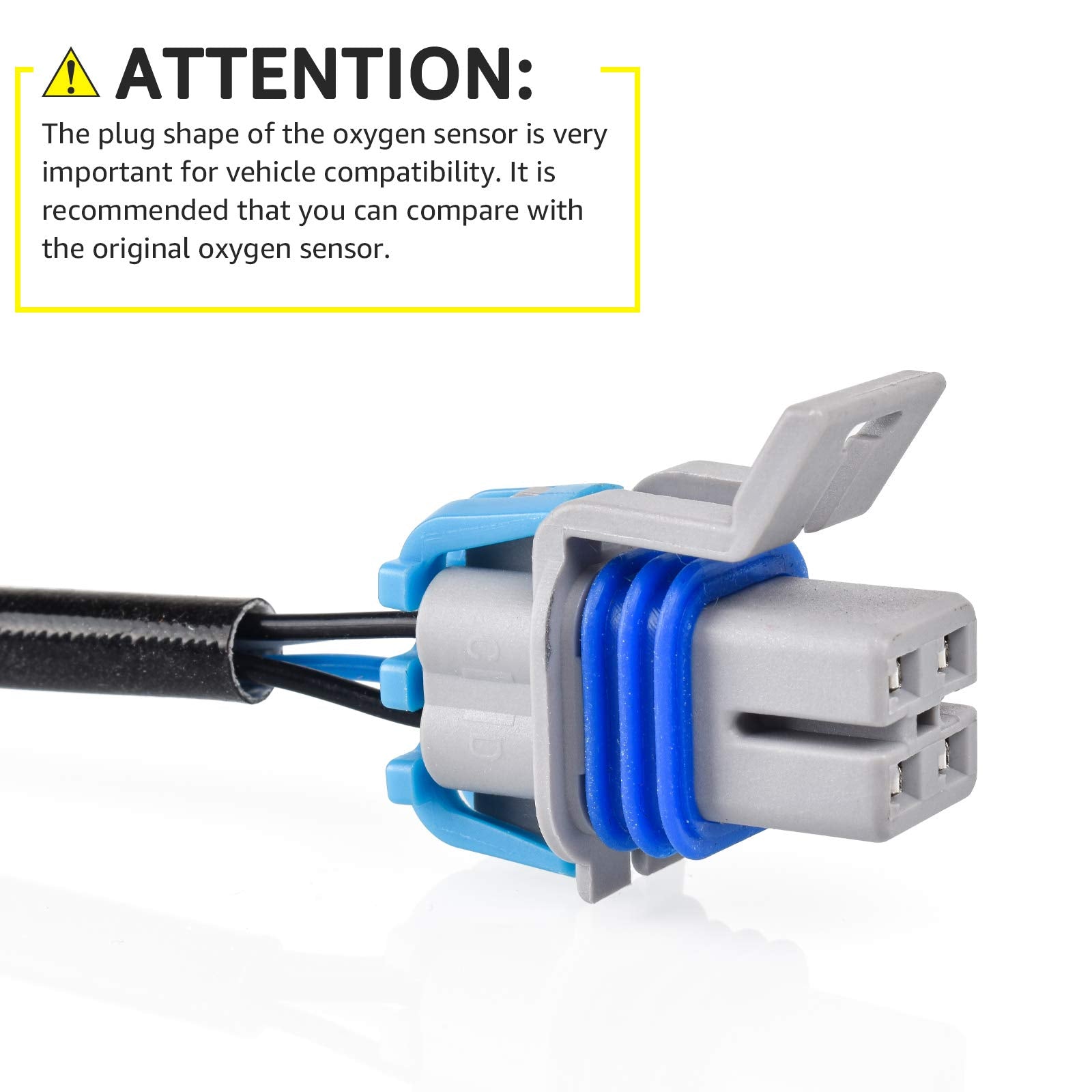 Nifeida 234-4407 Oxygen O2 Sensor 2 Downstream Compatible with 02-07 Chevy Express Silverado Tahoe GMC Savana Sierra Yukon & 03-