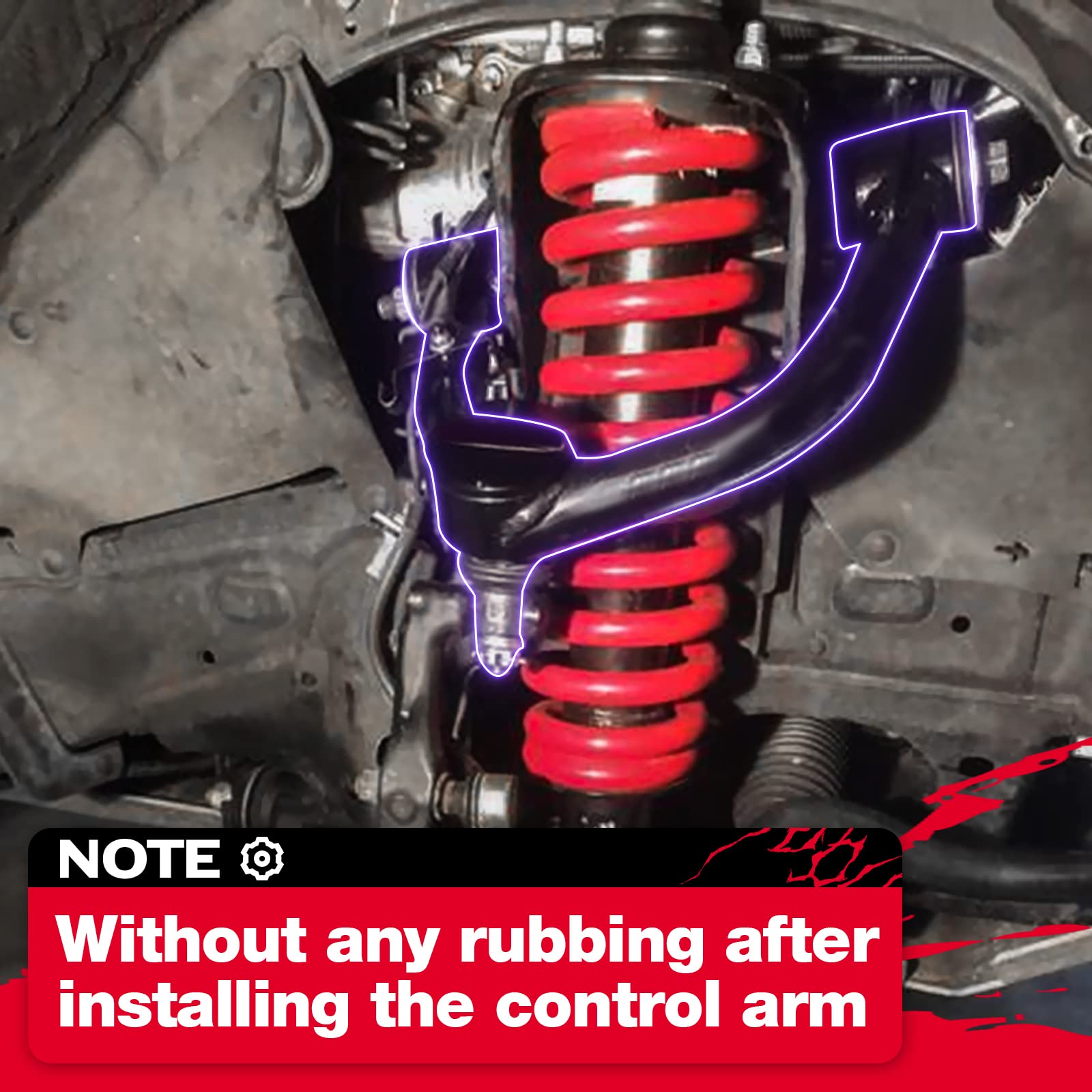 Ksp Front Upper Control Arms For Toyota Prado J120 J150 Fj Cruiser, 2-4 Adjustable Tubular A-Arm Replacement Factory/Stock Suspension Arms After 2-4 Inches Lift For 4Runner Gx Land Cruiser