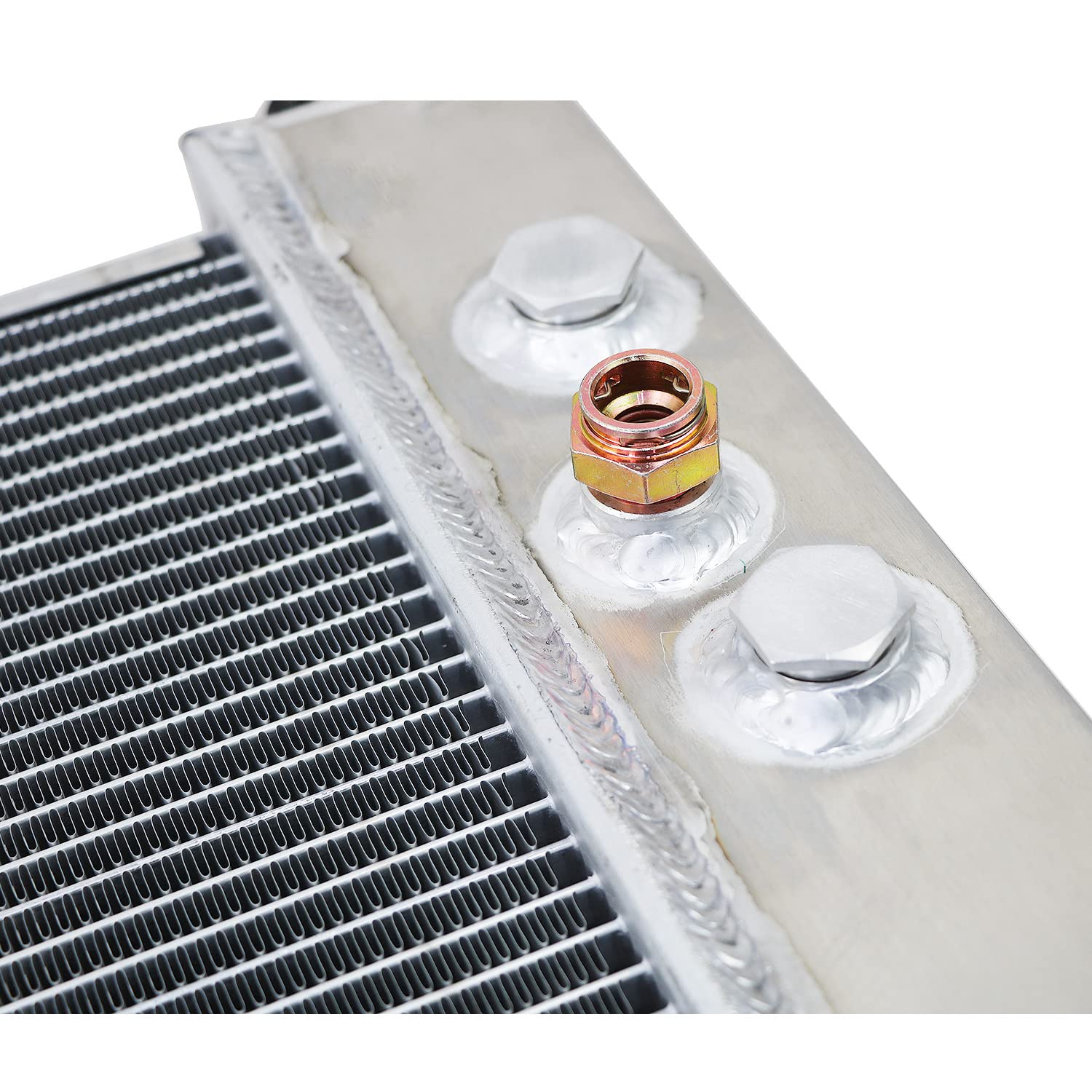 Alukuhler Radiator For 1982-1993 Chevy/Gmc 6.2L V8 Diesel Engine, 4 Row Aluminum Radiator