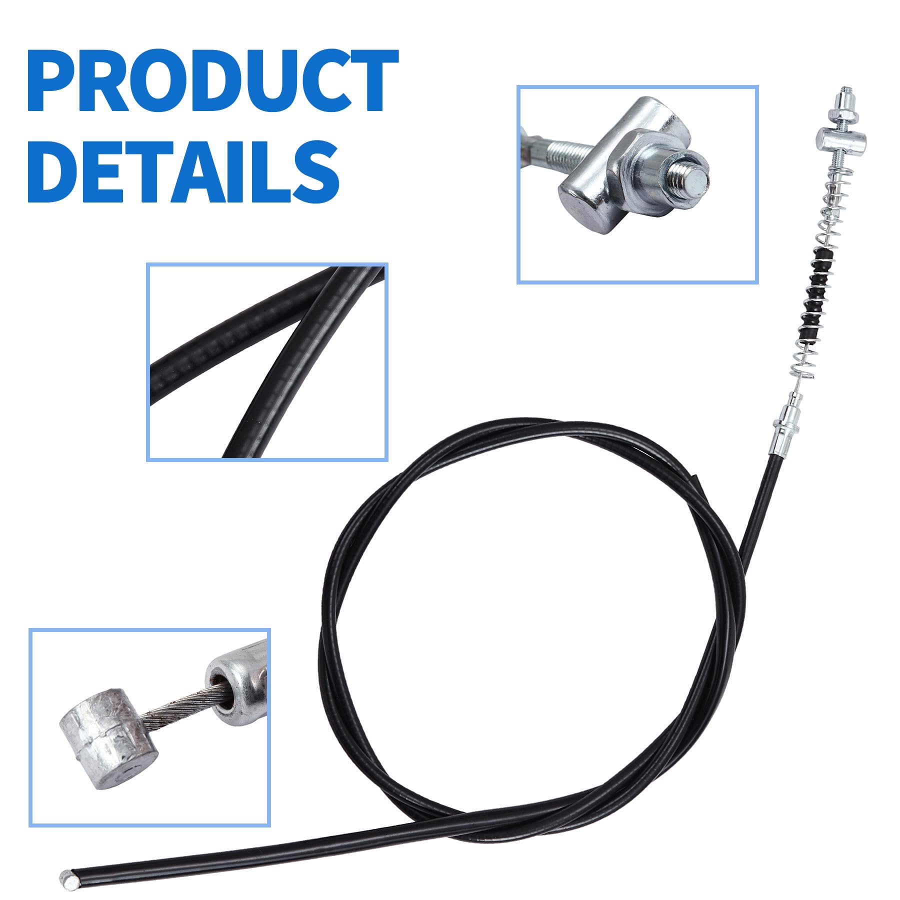 Stylemafia Left Brake Handle Clutch Lever + Brake Cable+Brake Shoe fit for 196cc 6.5HP Coleman CT200U BT200X Trail 200 CT100U MB