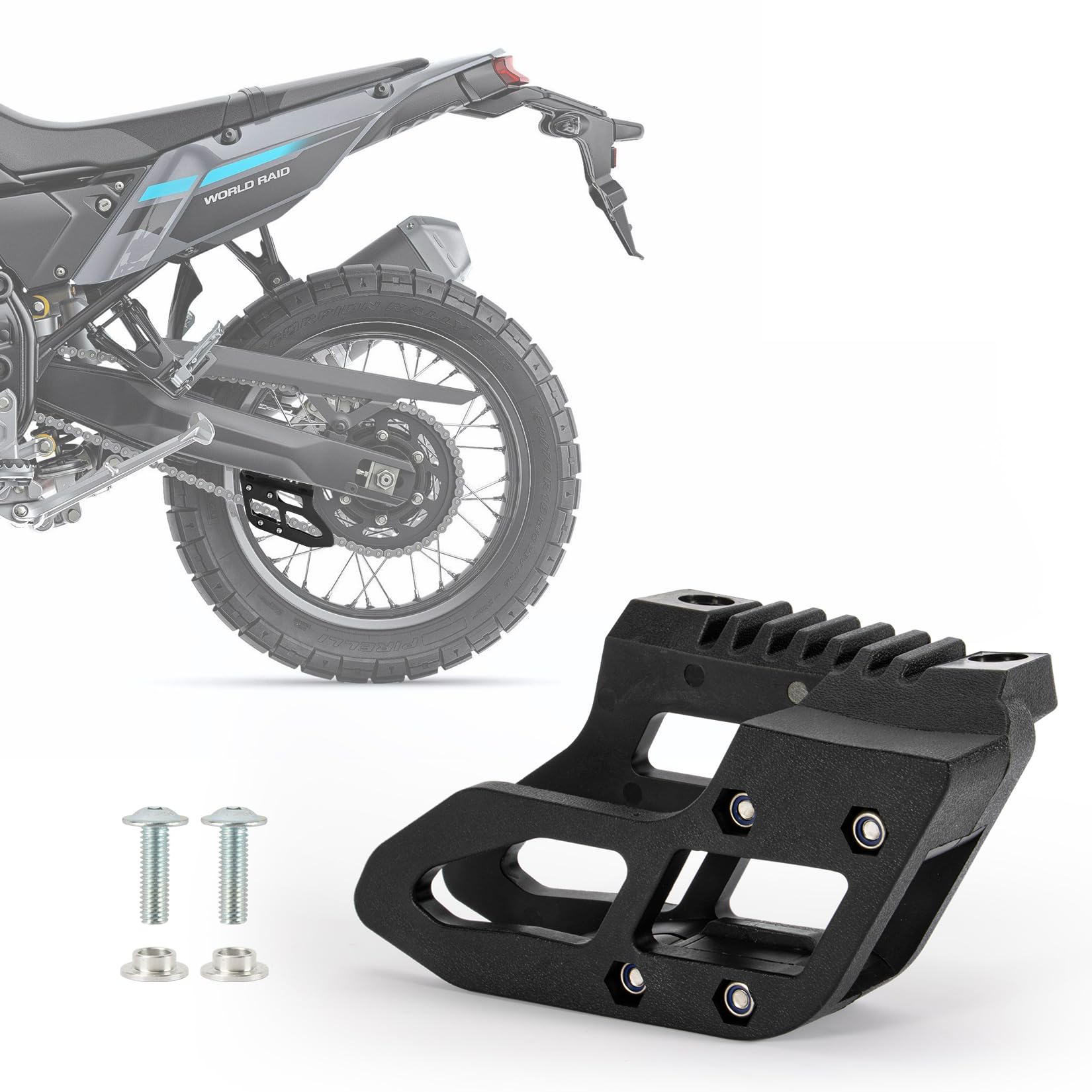 Chain Guide Guard for Tenere T700 - Motorcycle Protection Chain Guide Pulley Stabilizer Chain Case Chain Protector Accessories f