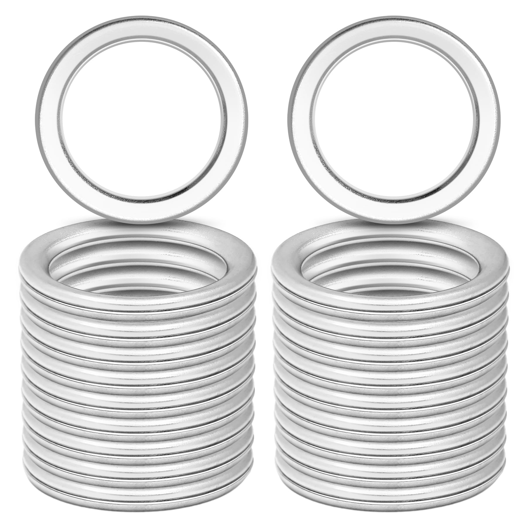 Luxlead 20 Pcs M16 Oil Drain Plug Gasket Crush Washer Compatible With Subaru Outback Legacy Impreza Forester Brz Xv Crosstrek, R